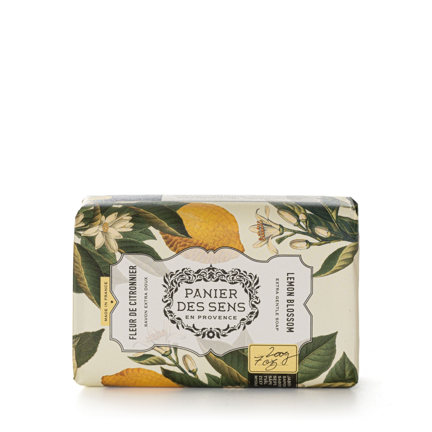 Lemon Blossom 200 g Extramilde Seife Shea-Butter Panier des Sens