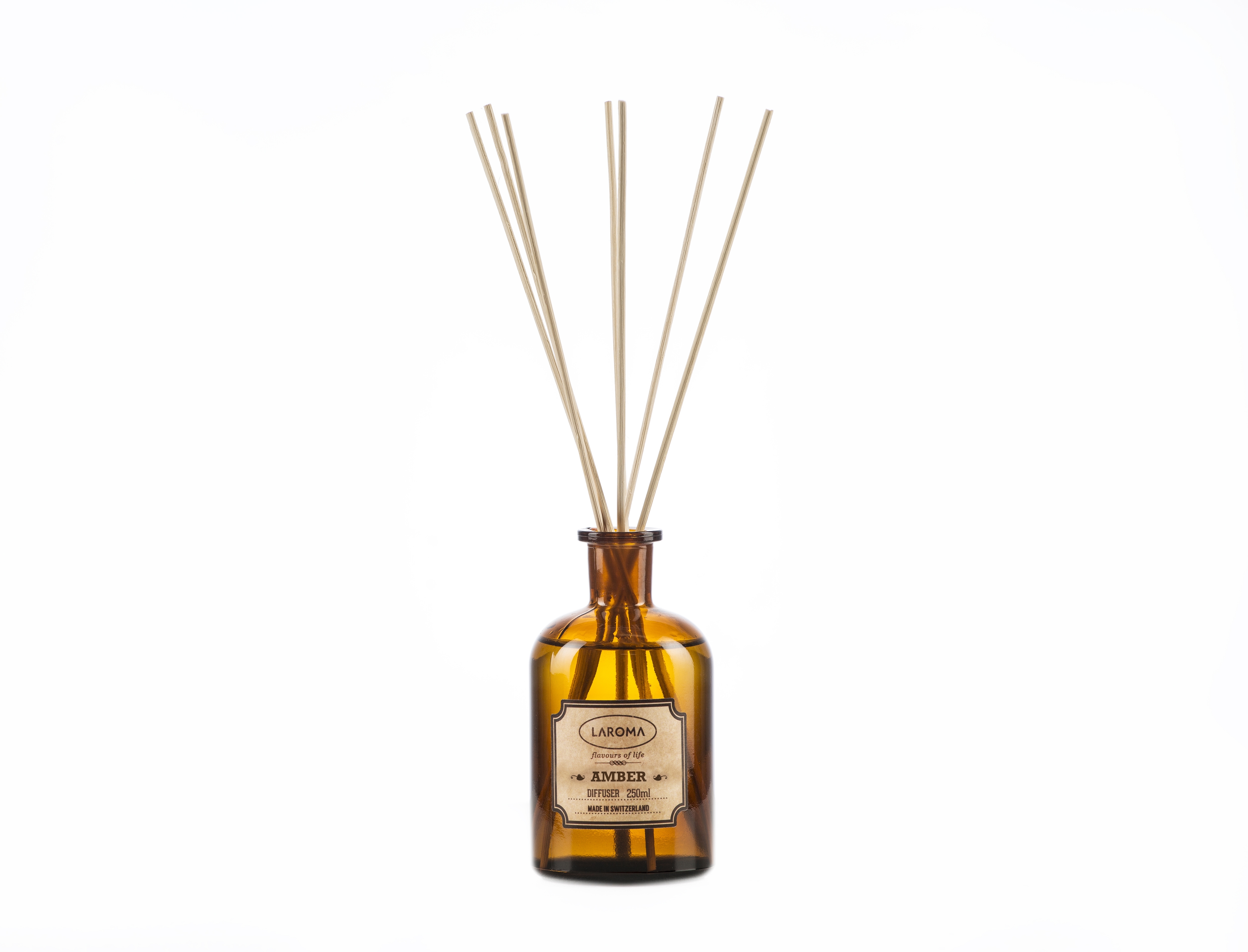 Amber Apotheker-Flasche Diffuser 250ml Swiss