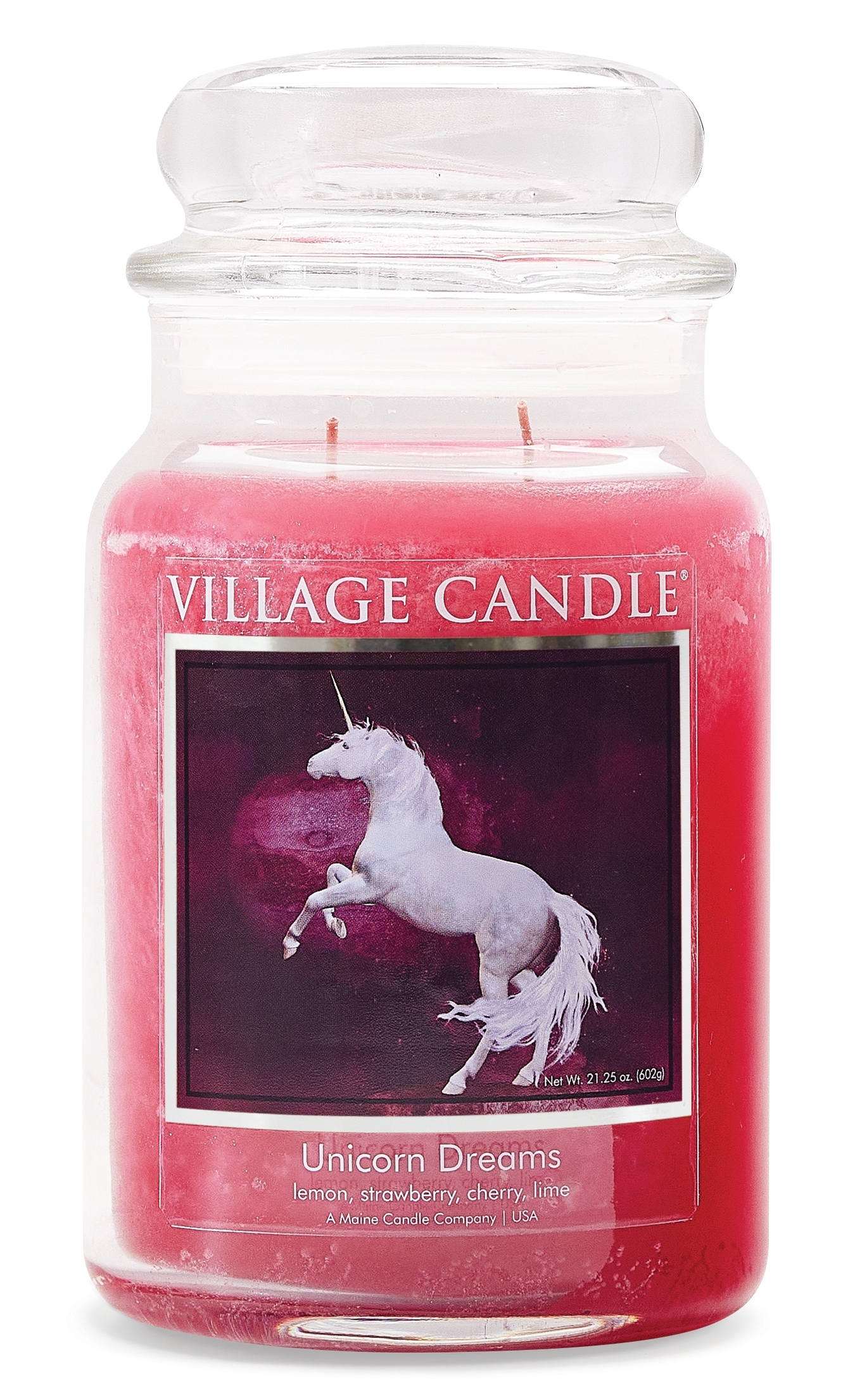 Unicorn Dreams 26 oz Glas (2-Docht) 170h Brenndauer Village Candle