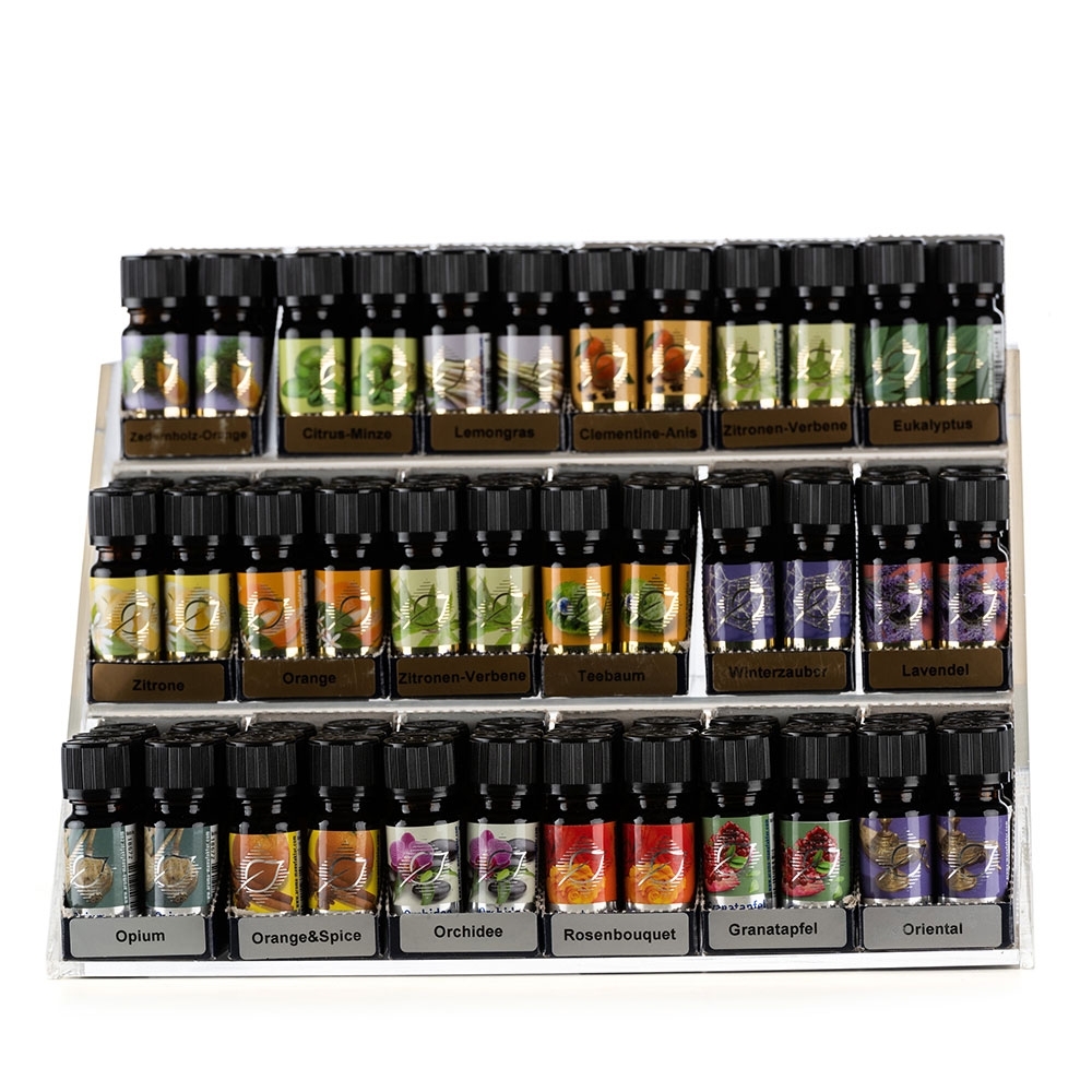 Display Arcyl-Glas Depot f. Öle 10ml, 108 Stk