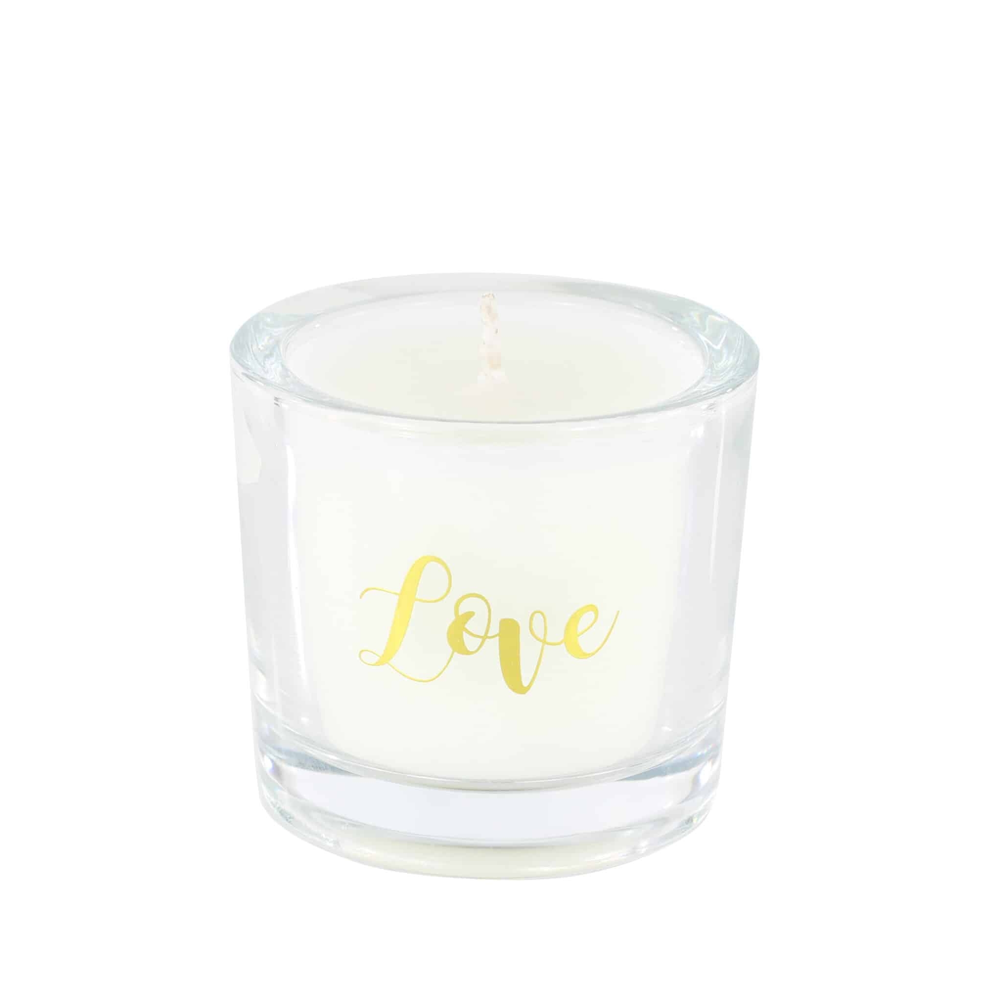 Love Votivkerze 70g Ashleigh Burwood schwarz edel verpackt