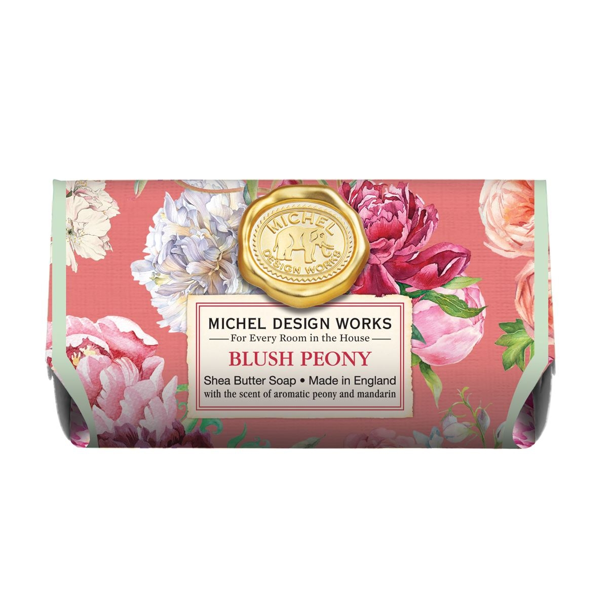 Blush Peony Seife verpackt extragross 246g Michel Design Works