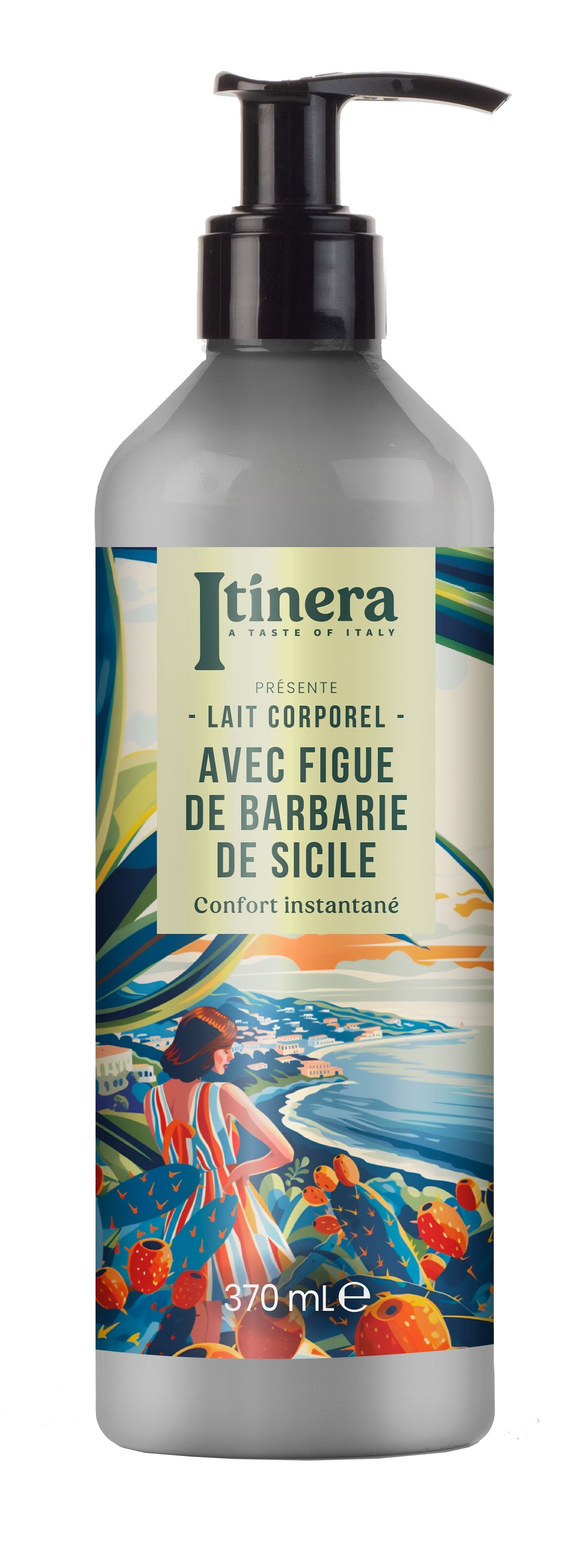 Sizilianische Kaktusfeige Körpermilch 370ml - Itinera 97% natürliche Inhaltsstoffe