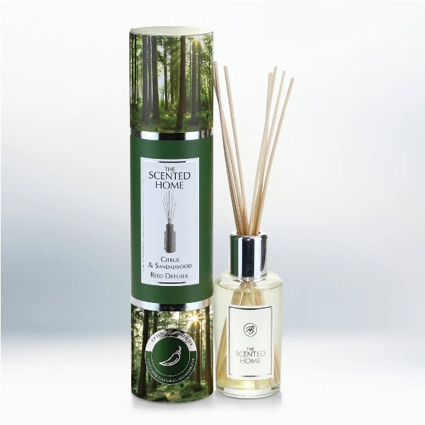 Citrus & Sandalwood 150ml Reed Diffuser The scented home Ashleigh & Burwood