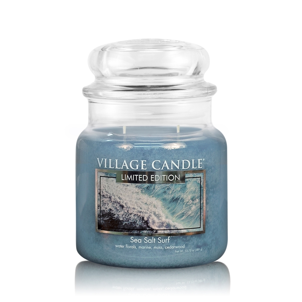 Sea Salt Surf 16 oz LE Glas  (2-Docht) 105 h Brenndauer Village Candle