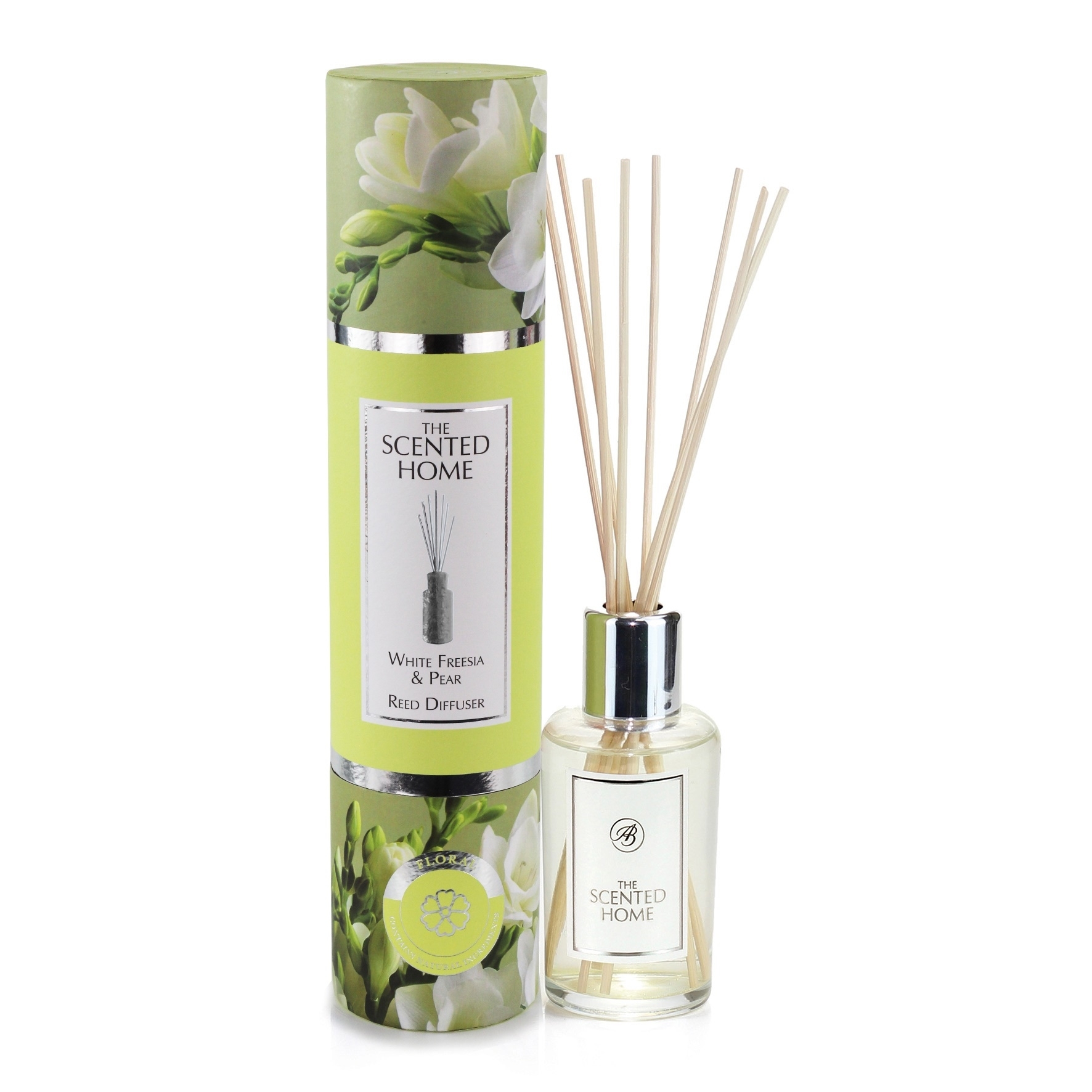 White Freesia & Pear 150ml Reed Diffuser The Scented Home Ashleigh & Burwood