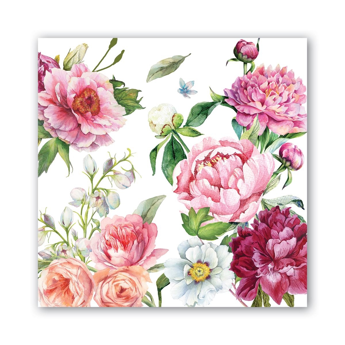 Blush Peony Serviette Gross Michel Design Works