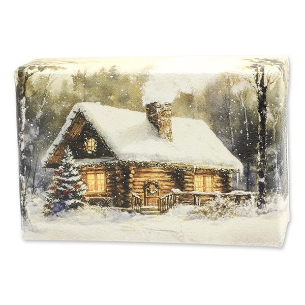 Chalet Schafmilchseife eckig 150g Zirbe Florex Winterzauber