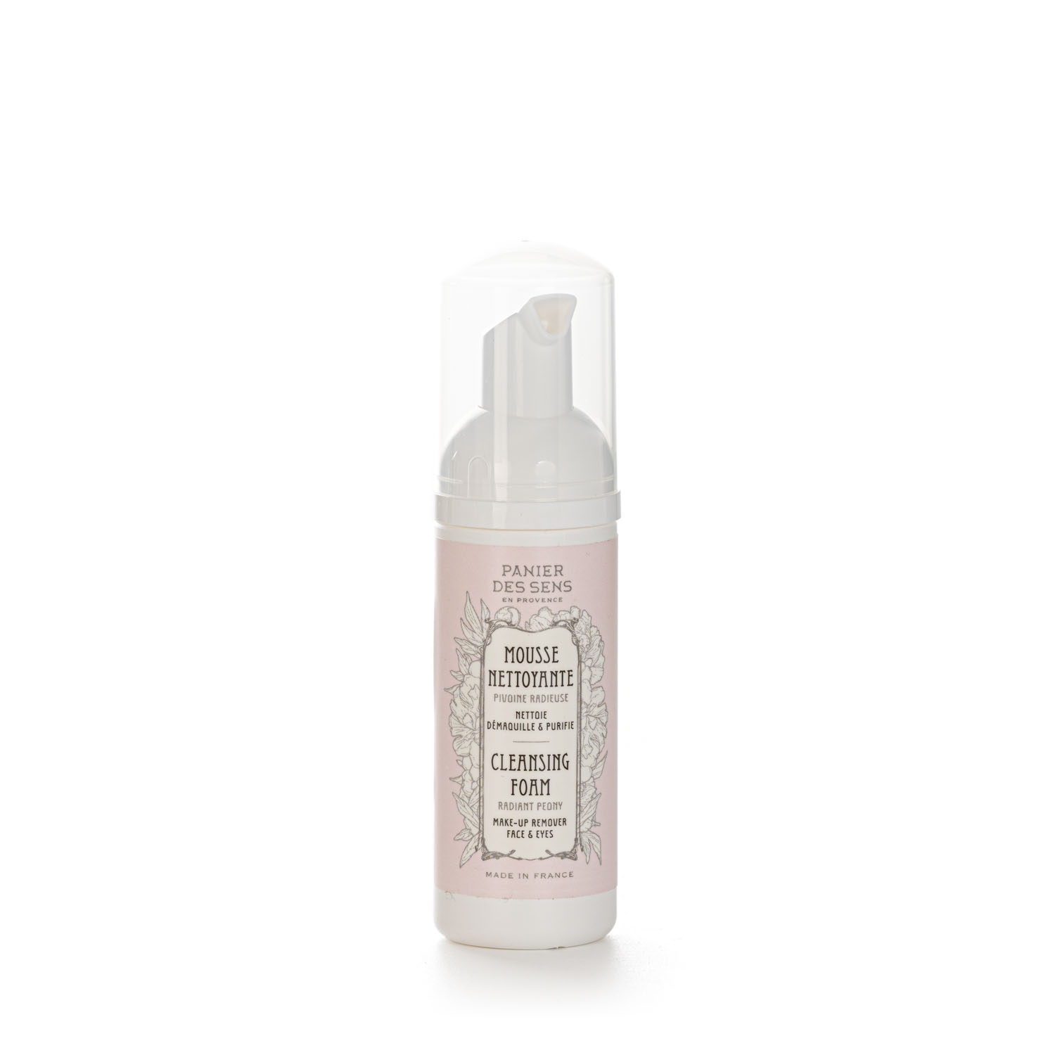 Reinigungsschaum 50ml Panier des Sens Pfingstrose