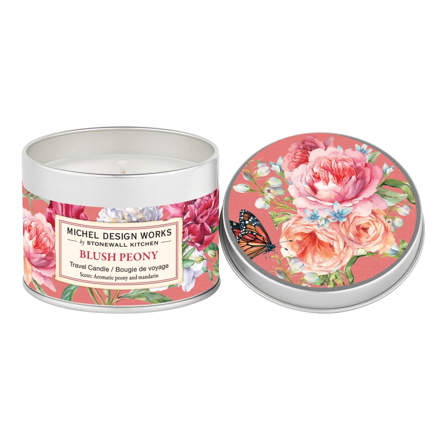 Blush Peony Dosenkerze 150g Michel Design Works