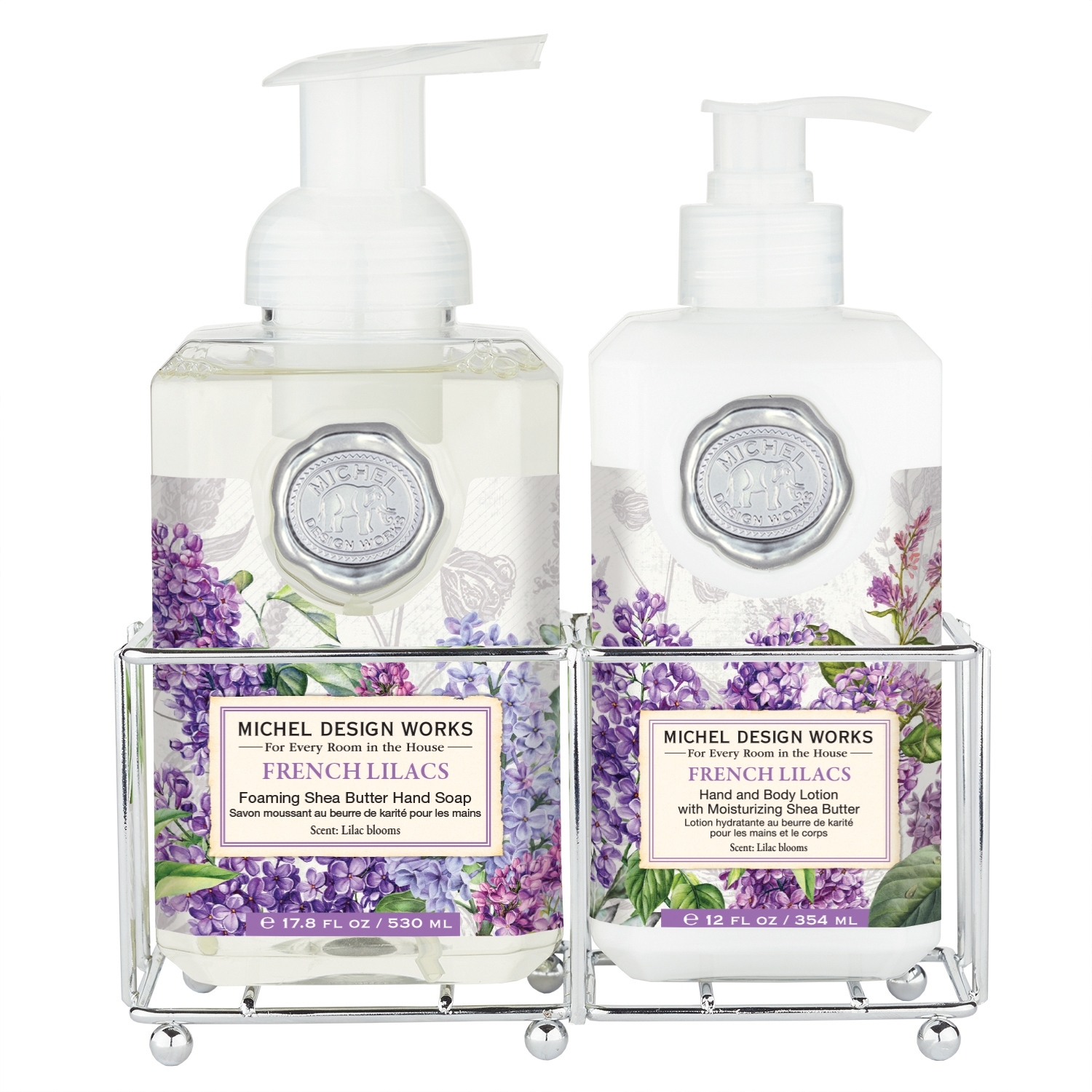 French Lilacs Hautpflege Duo im Caddy Michel Design Works