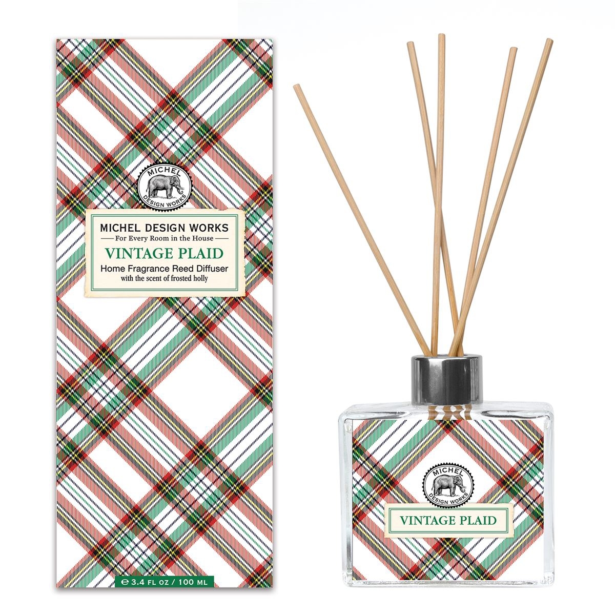 Vintage Plaid Diffusor 100ml Michel Design Works
