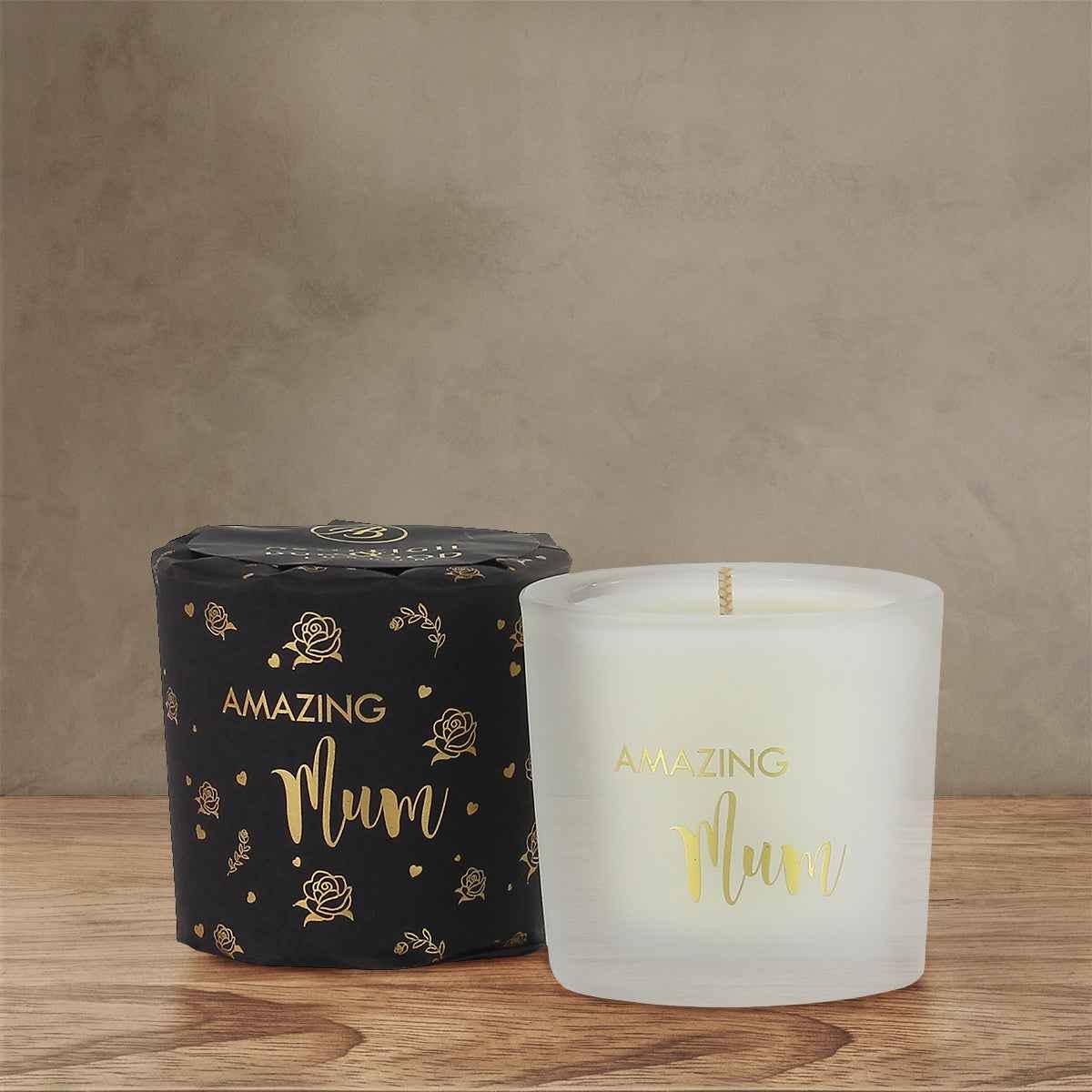 Amazing Mum Votivkerze 70g Ashleigh Burwood schwarz edel verpackt