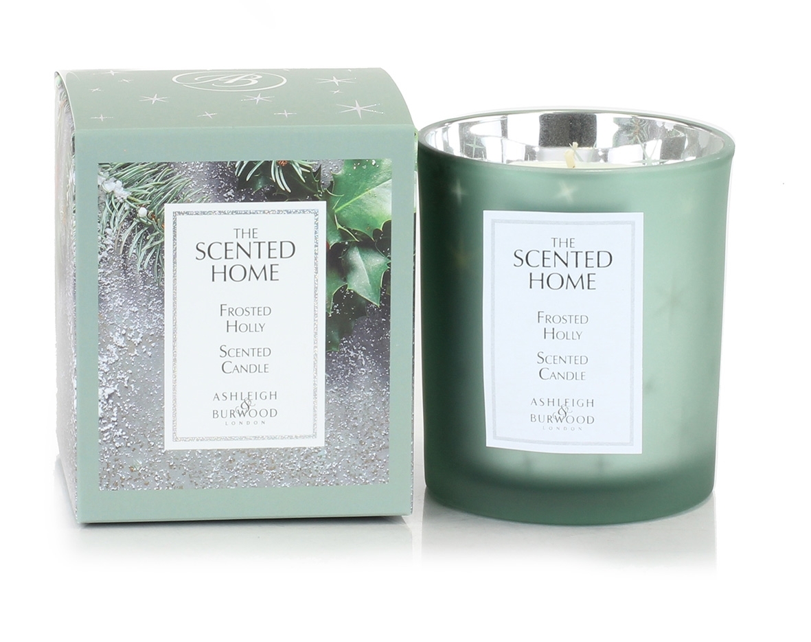 Frosted Holly Duftkerze im Glas 225g The Scented H