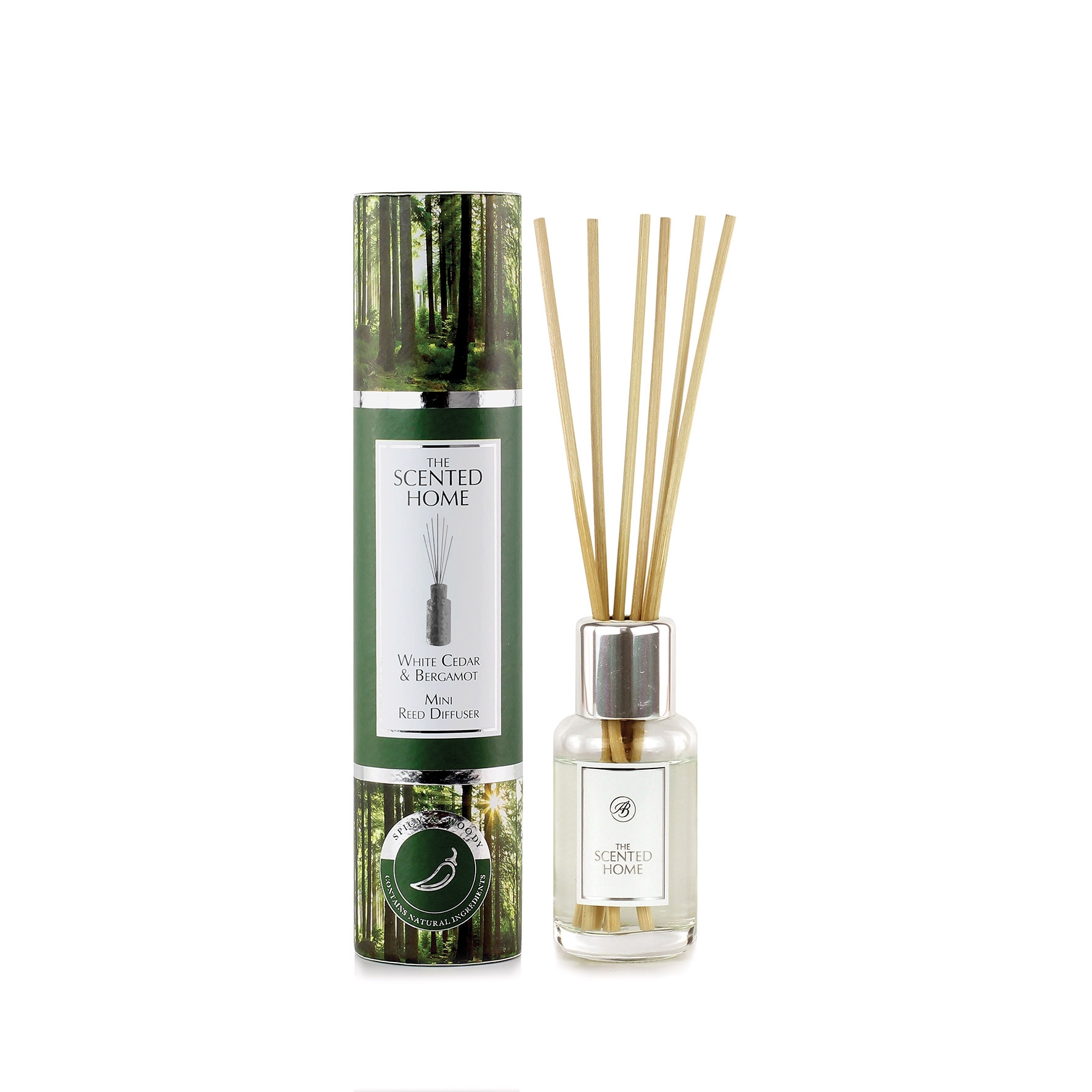 White Cedar & Bergamotte 50ml Reed Diffuser edle Verpackung Ashleigh Burwood