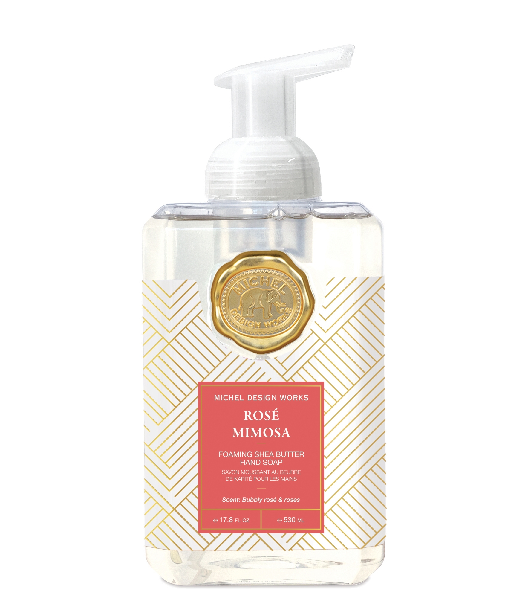 Rosé Mimosa Schaumseife Handseife 530ml Michel Design Works