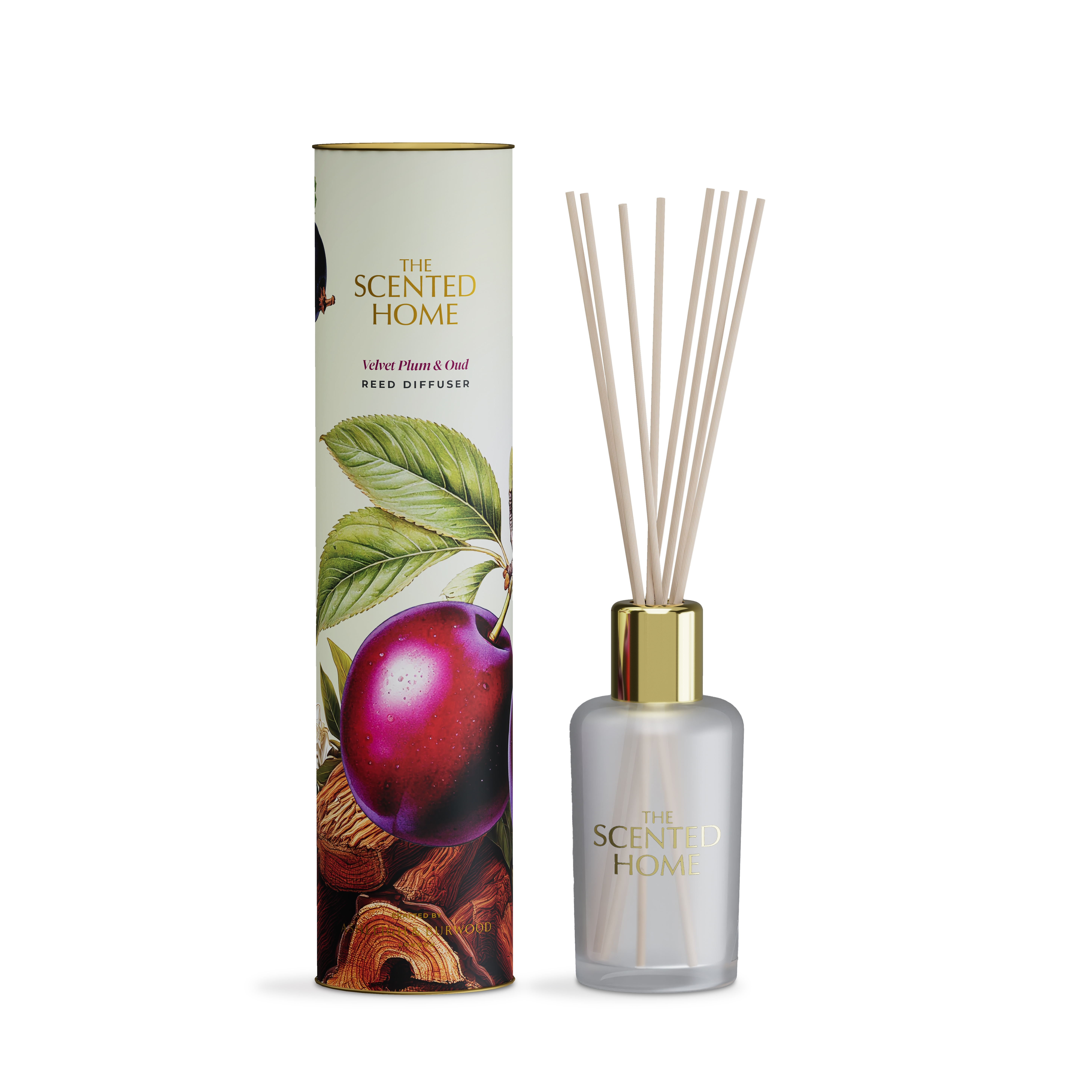 Velvet Plum & Oud Reed Diffuser 150ml Ashleigh Burwood