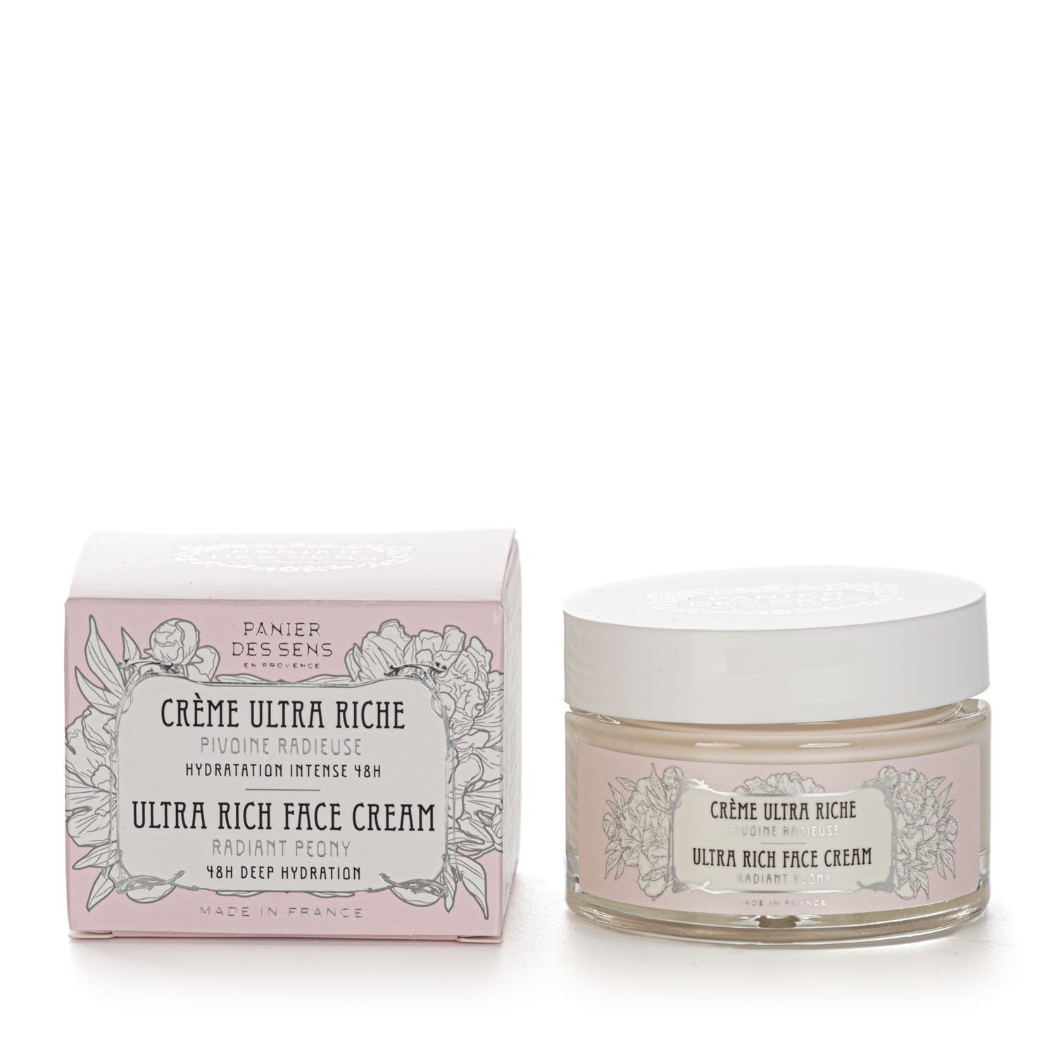 Gesichtscreme 50ml Panier des Sens Strahlende Pfingstrose