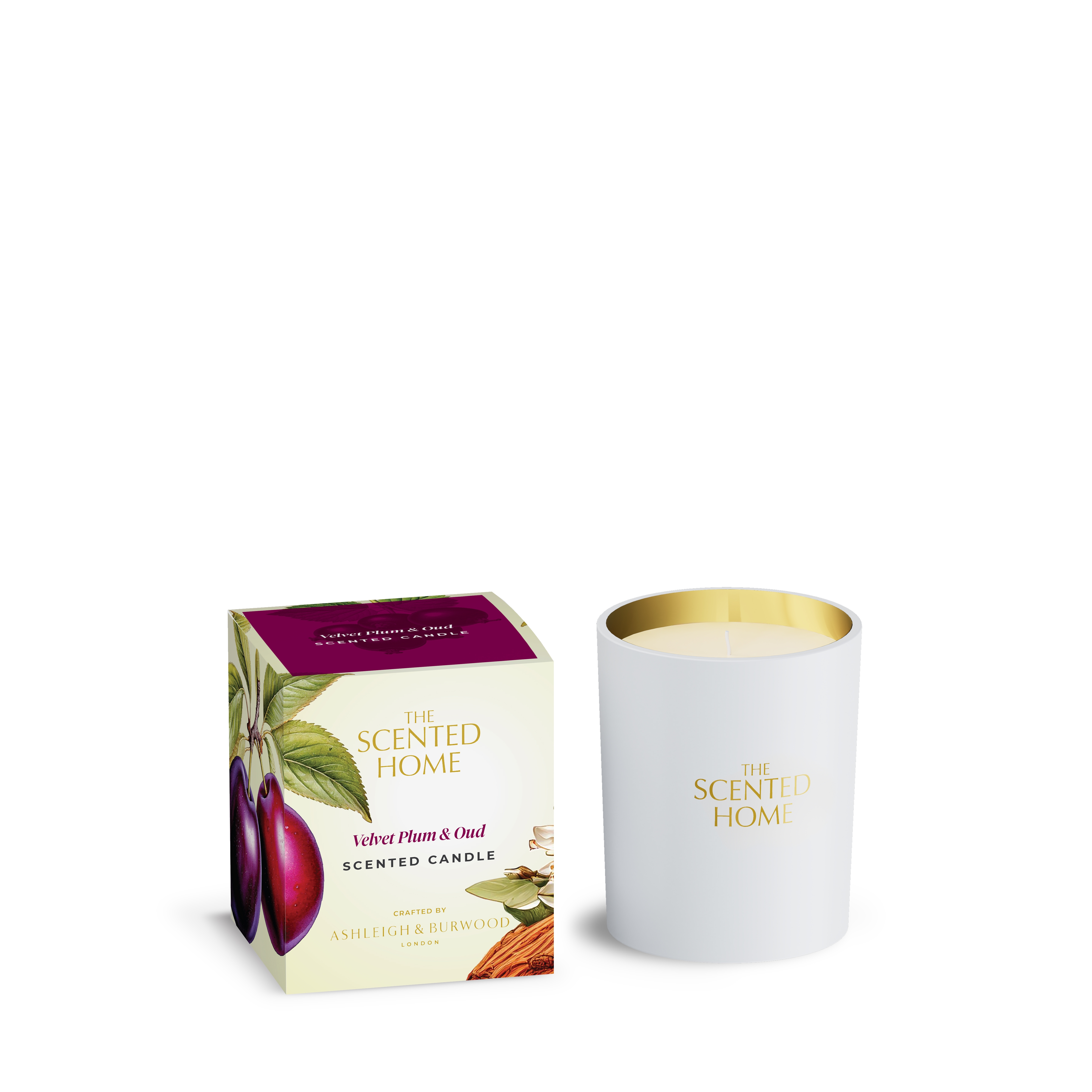 Velvet Plum & Oud Duftkerze 170 g Ashleigh Burwood