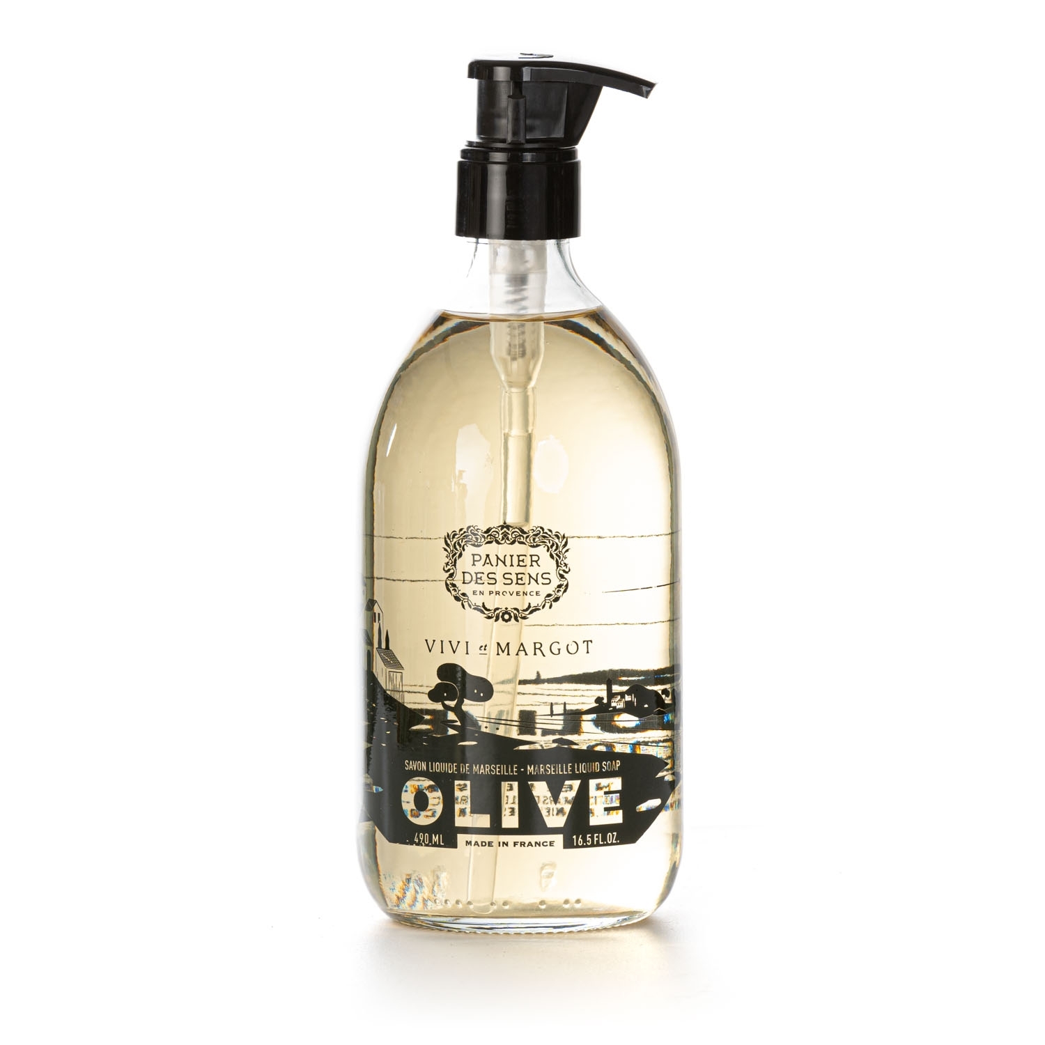 Olive 490 ml Panier des Sens Marseiller Flüssigseife Handseife Limitierte Auflage