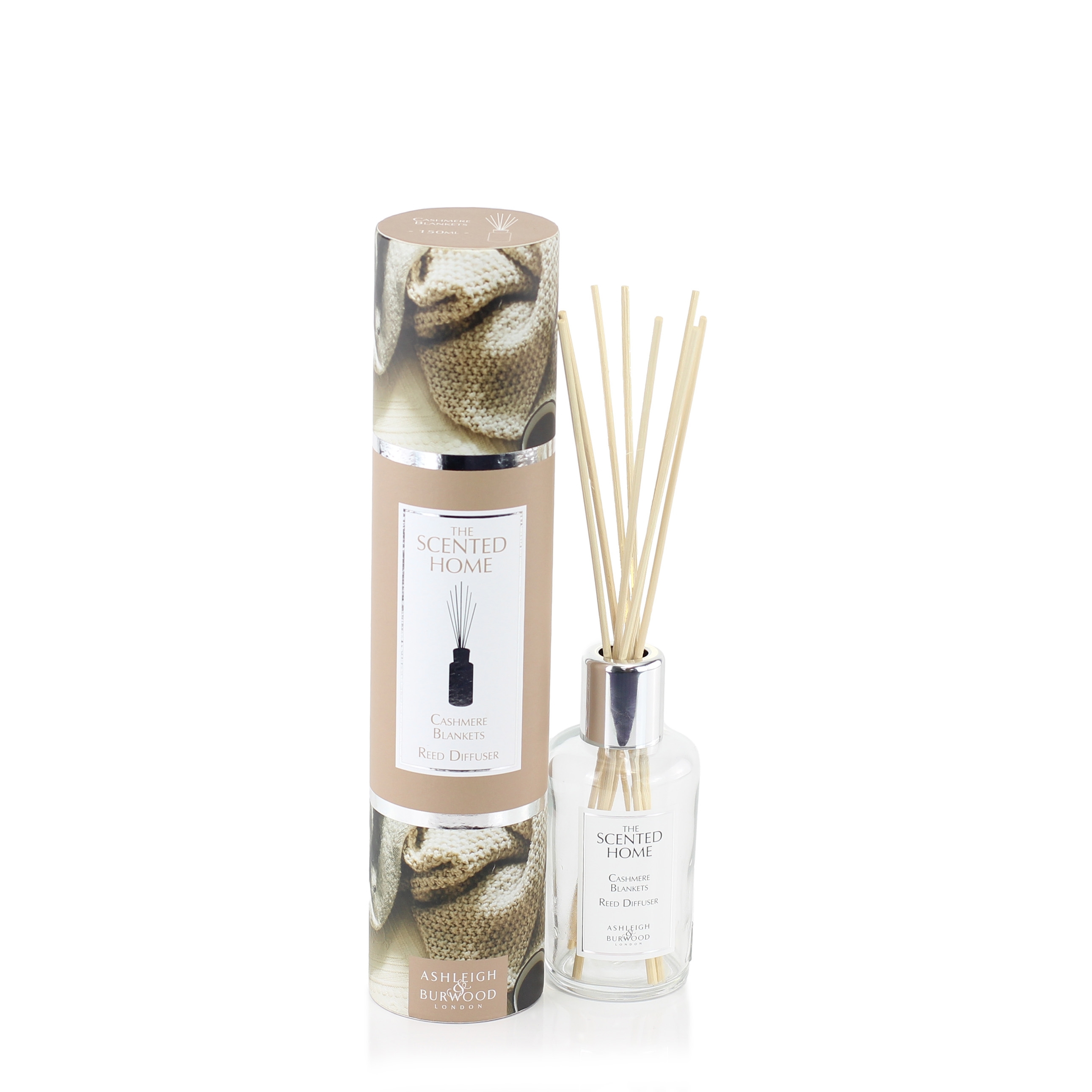 Cashmere Blankets 150ml Reed Diffuser The Scented Home Ashleigh & Burwood