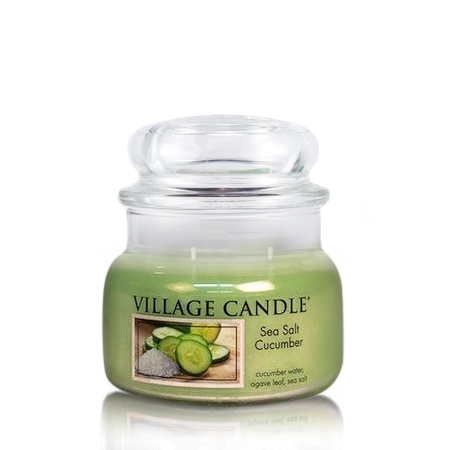 Sea Salt  Cucumber 11 oz (2-Docht) 55 h Brenndauer Village Candle