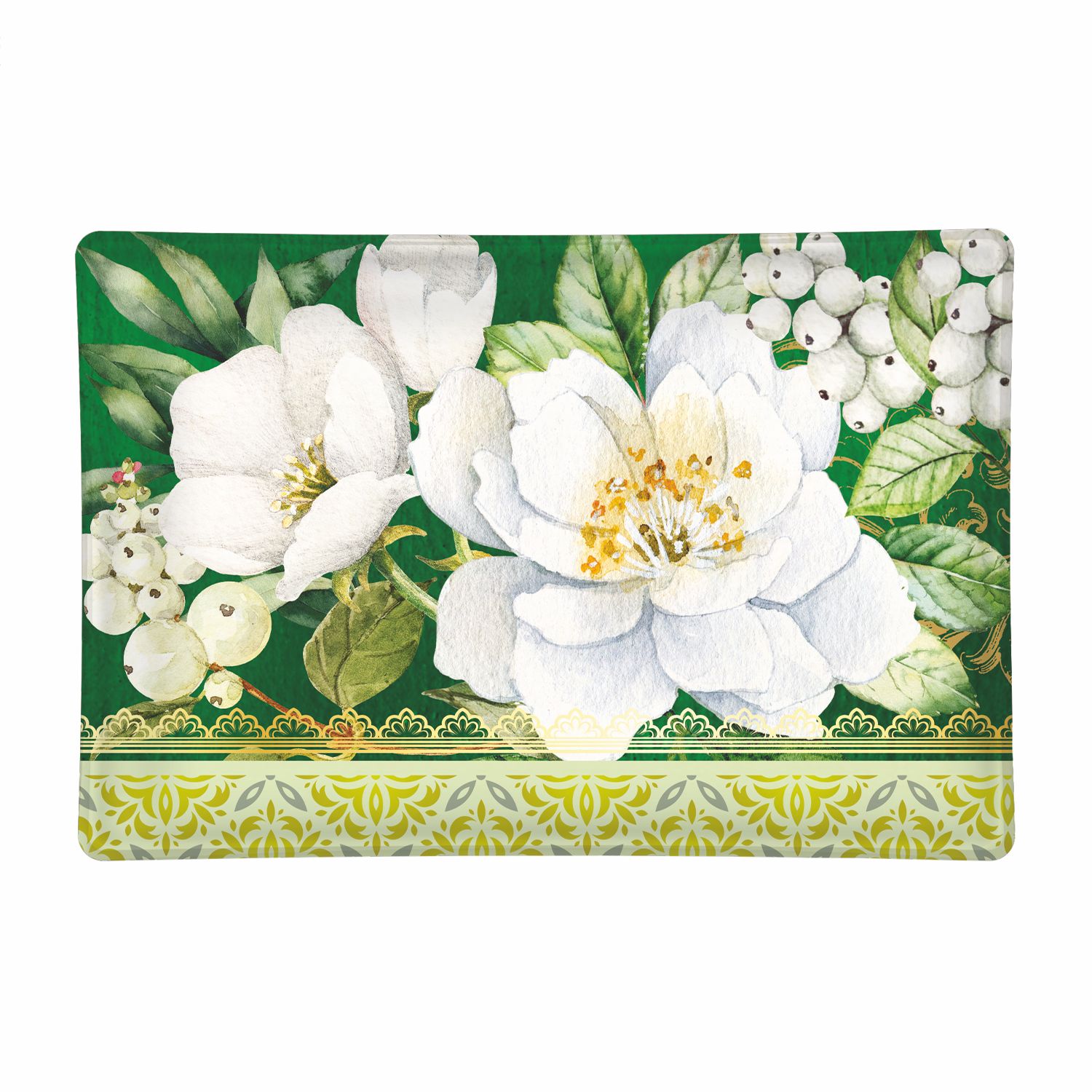 Winter Blooms Seifenschale Glas Michel Design Works