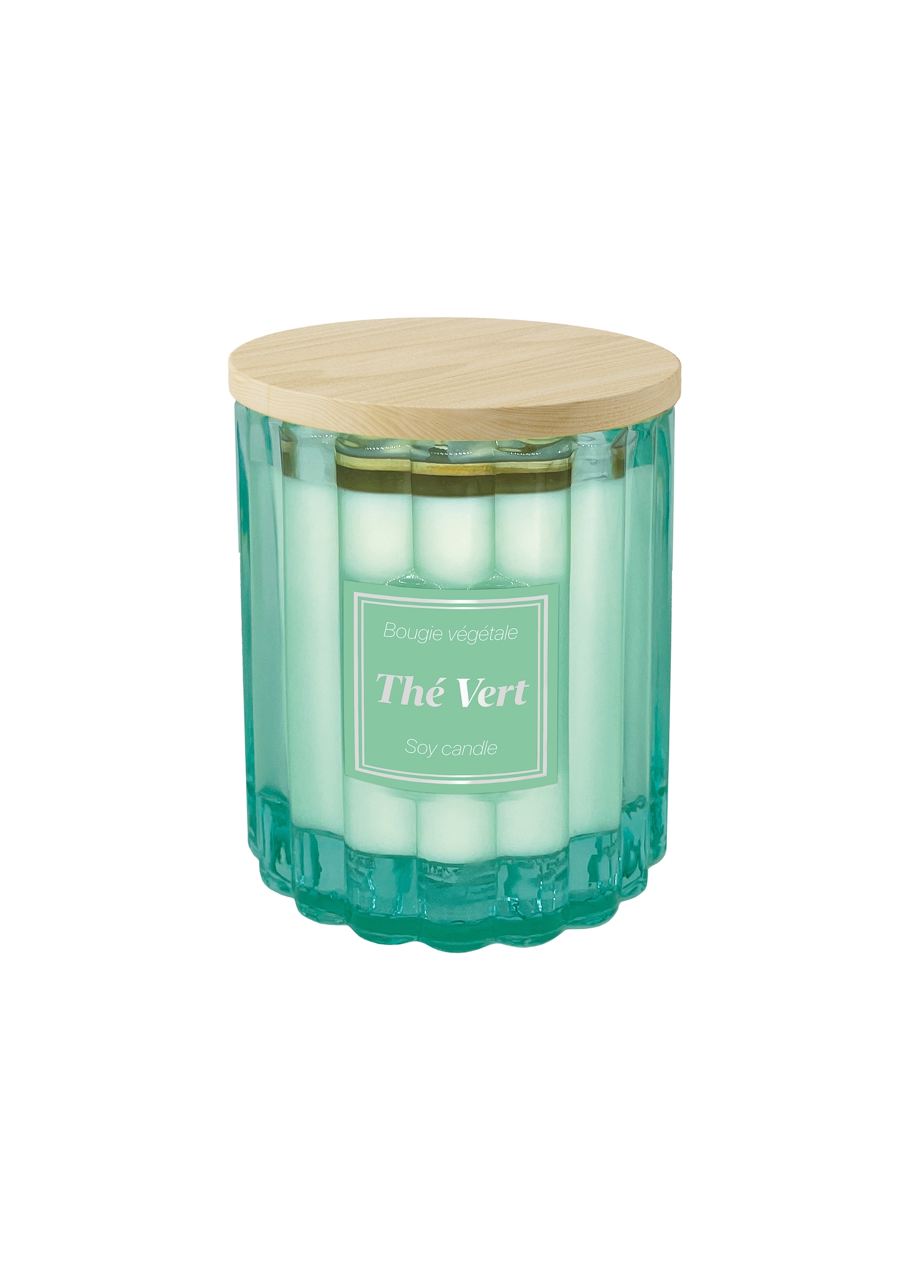 Grüner Tee Sojakerze - 190g Esprit Provence