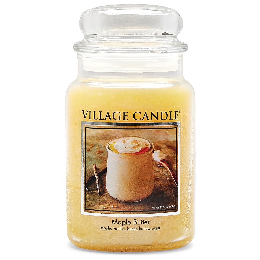 Maple Butter 26 oz Glas (2-Docht) Village Candle