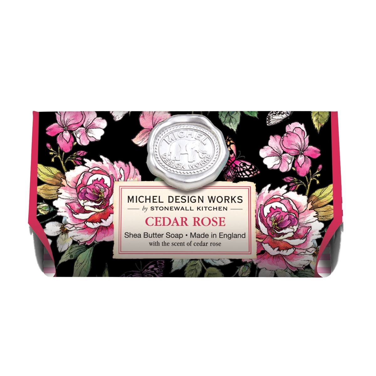 Cedar Rose Seife verpackt extragross 246g Michel Design Works