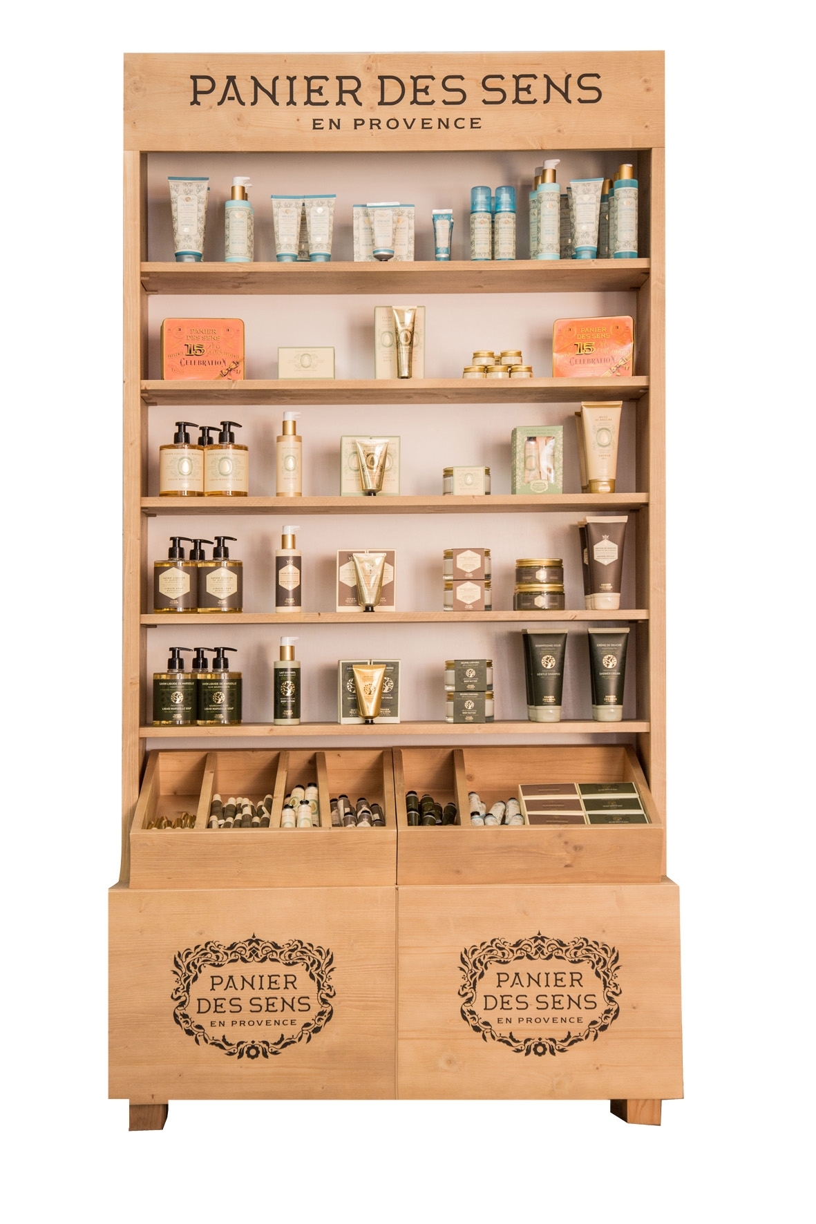 Display Kasten gross 200x100 cm Holz
