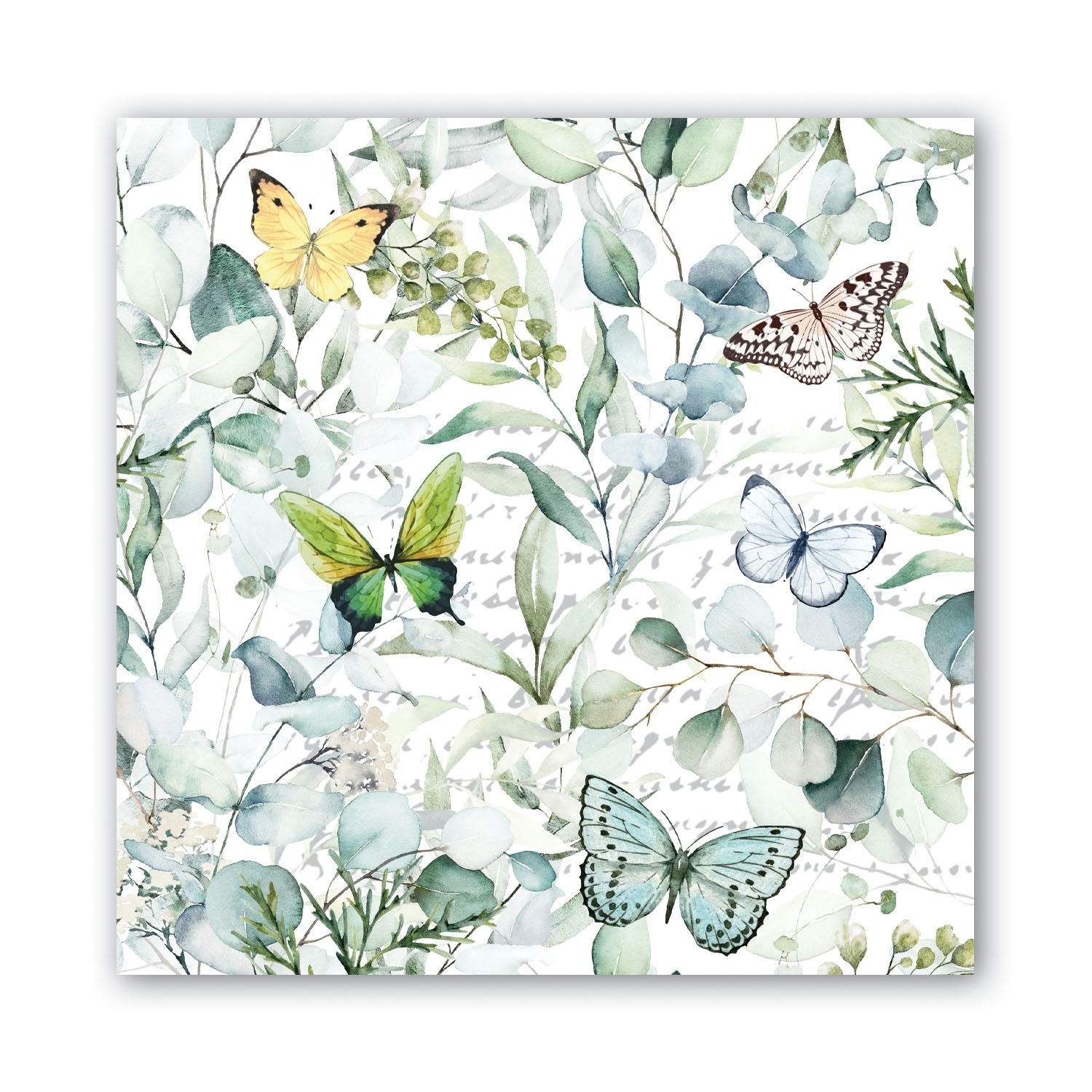 Butterfly Fields Serviette Gross Michel Design Works
