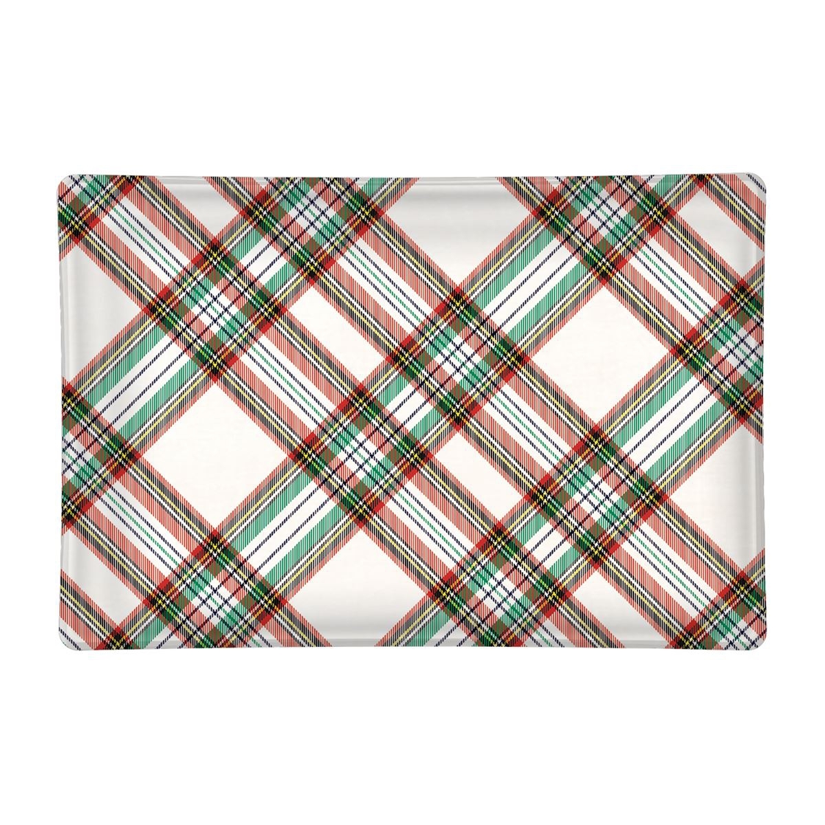 Vintage Plaid Seifenschale Glas Michel Design Works