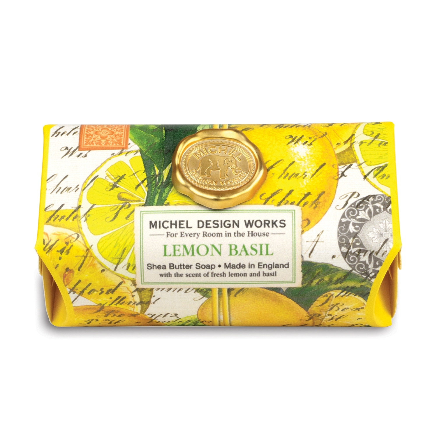 Lemon Basil Seife verpackt extragross 246g Michel Design Works
