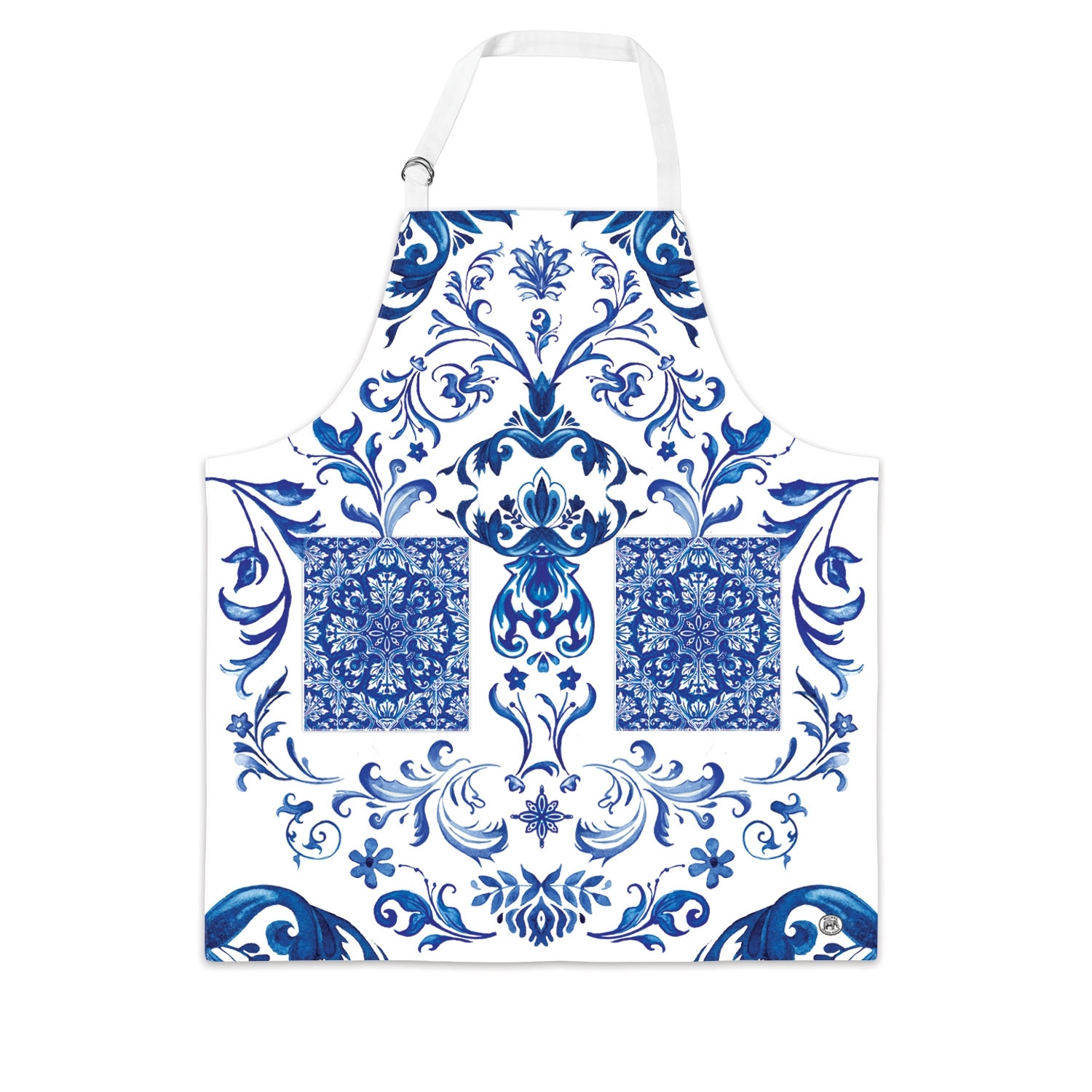 Indigo Seas Baumwollschürze Michel Design Works
