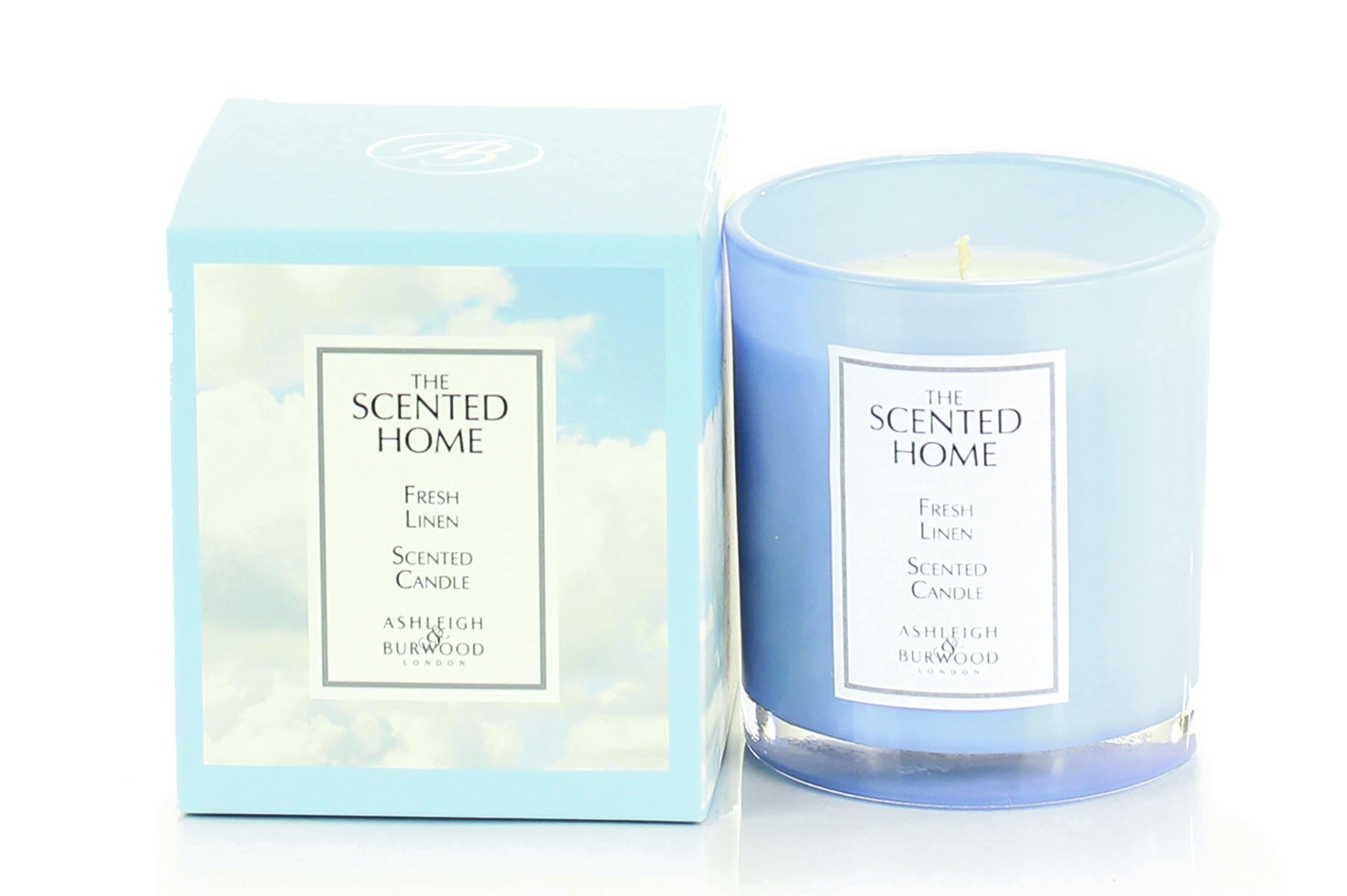 Fresh Linen Duftkerze im Glas 225g The Scented Home Ashleigh & Burwood