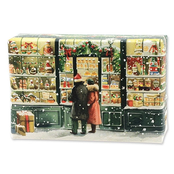 Schaufenster Schafmilchseife eckig 150g Eisenkraut Winterzauber Florex