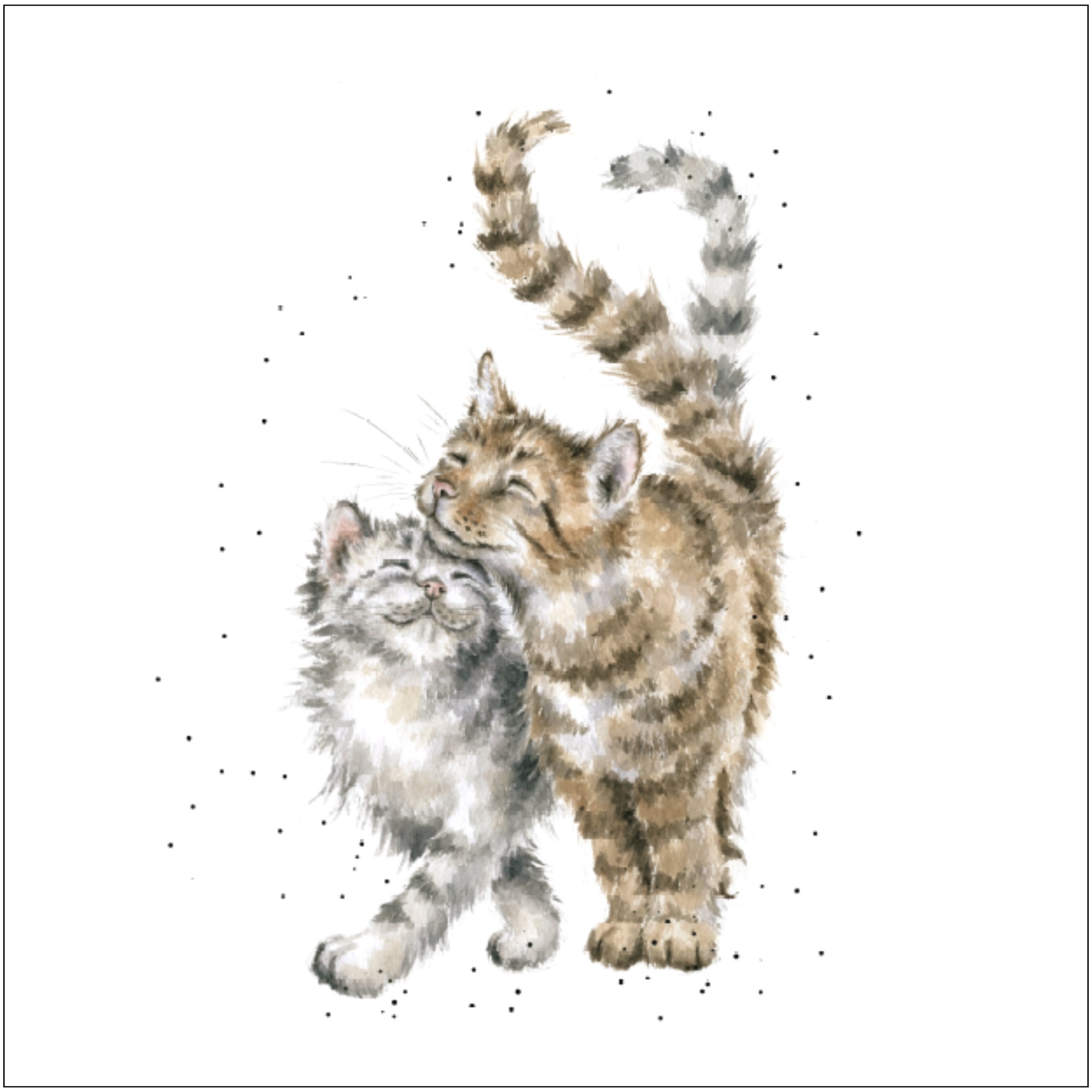 Katzen Duftsachet Hannah Dale Edition LAROMA SUISSE 12x12cm