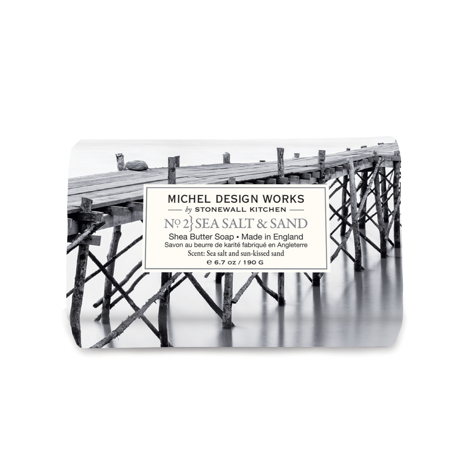 Sea Salt & Sand No 2 Seife edel verpackt 190 g Michel Design Works
