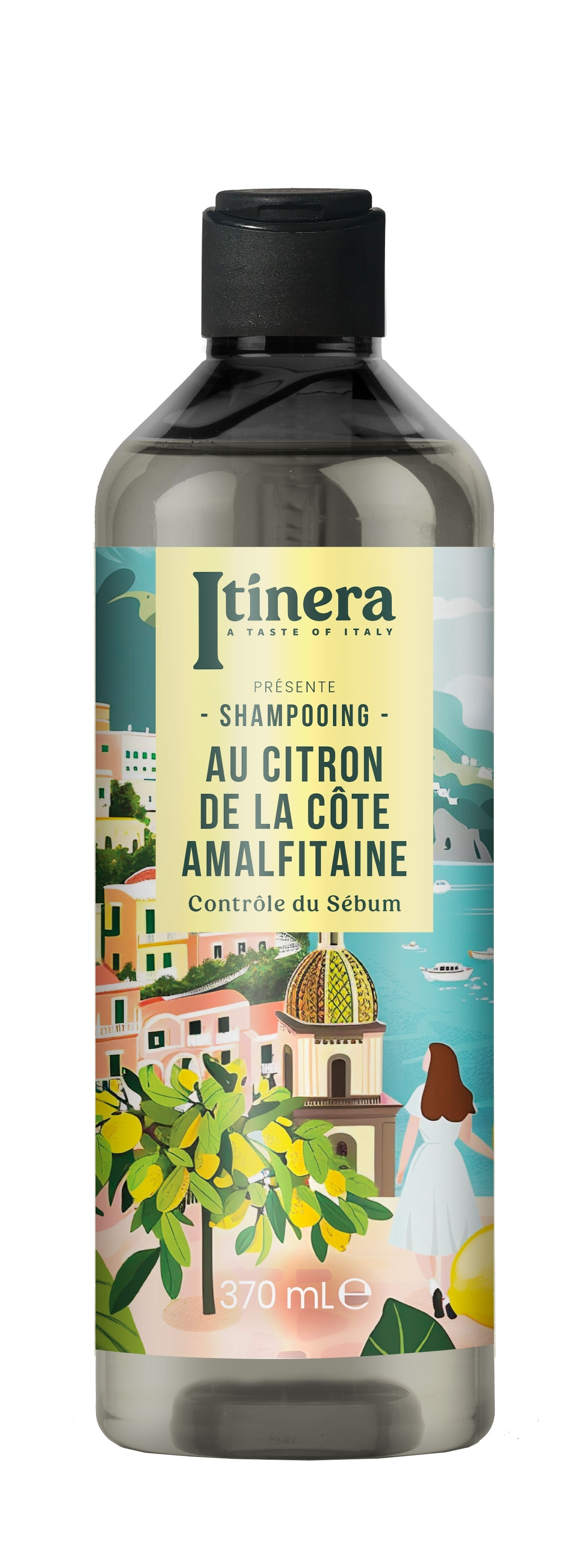 Amalfi Lemon Shampoo 370ml - Itinera 95% natürliche Inhaltsstoffe
