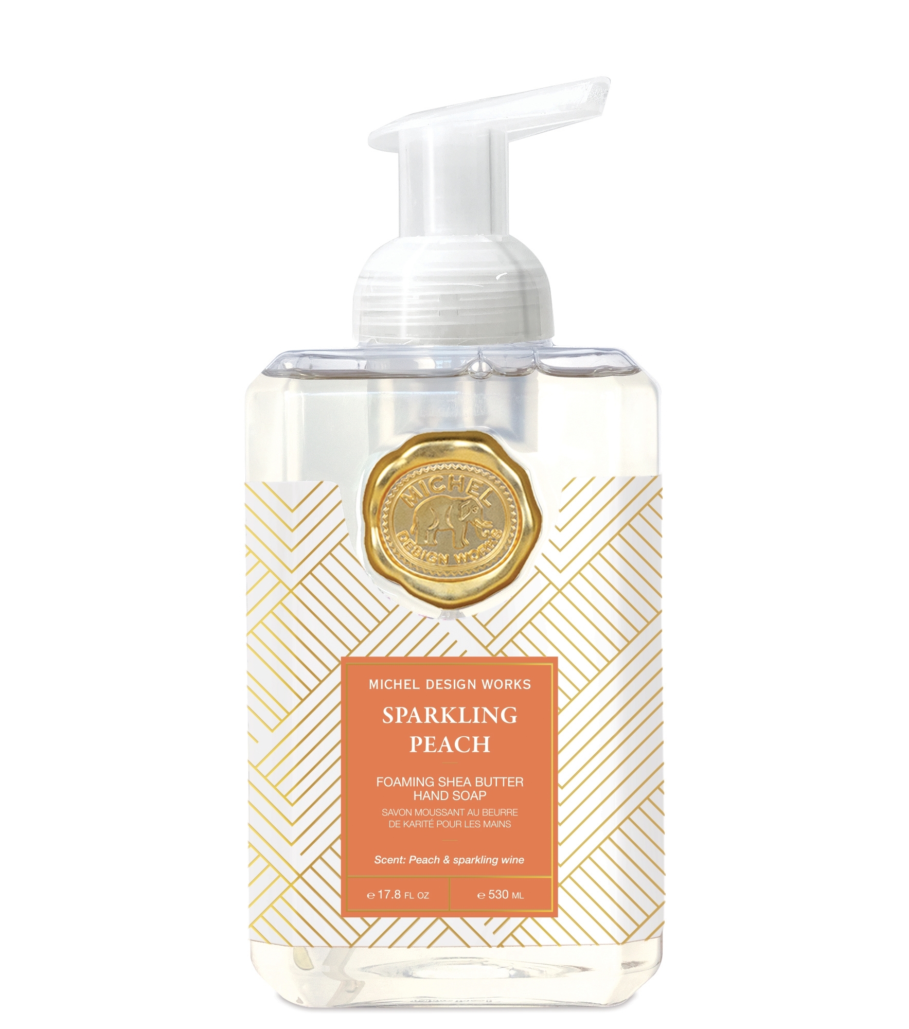Sparkling Peach Schaumseife Handseife 530ml Michel Design Works