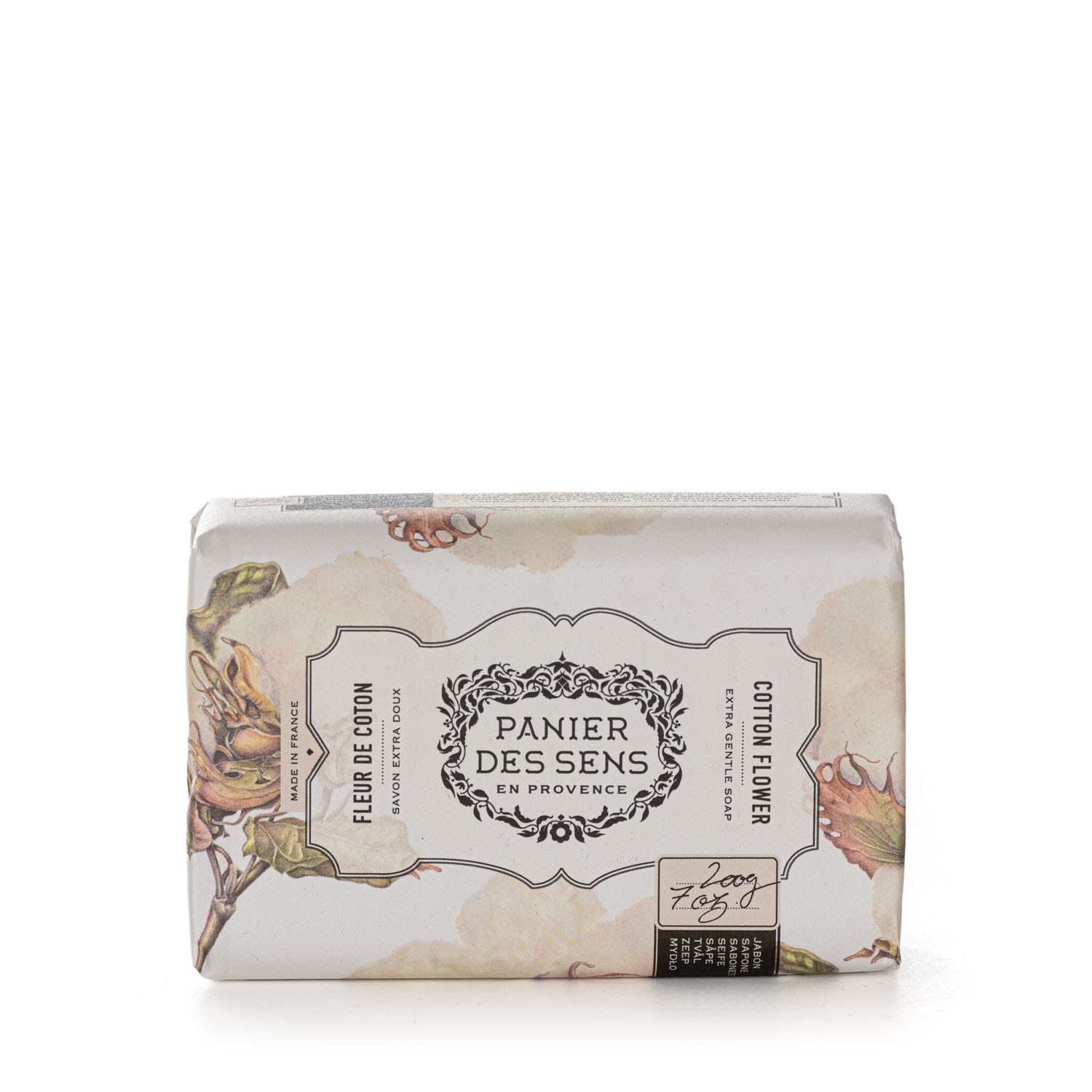 Cotton Baumwollblüte 200 g Extramilde Seife Sheabutter Panier des Sens