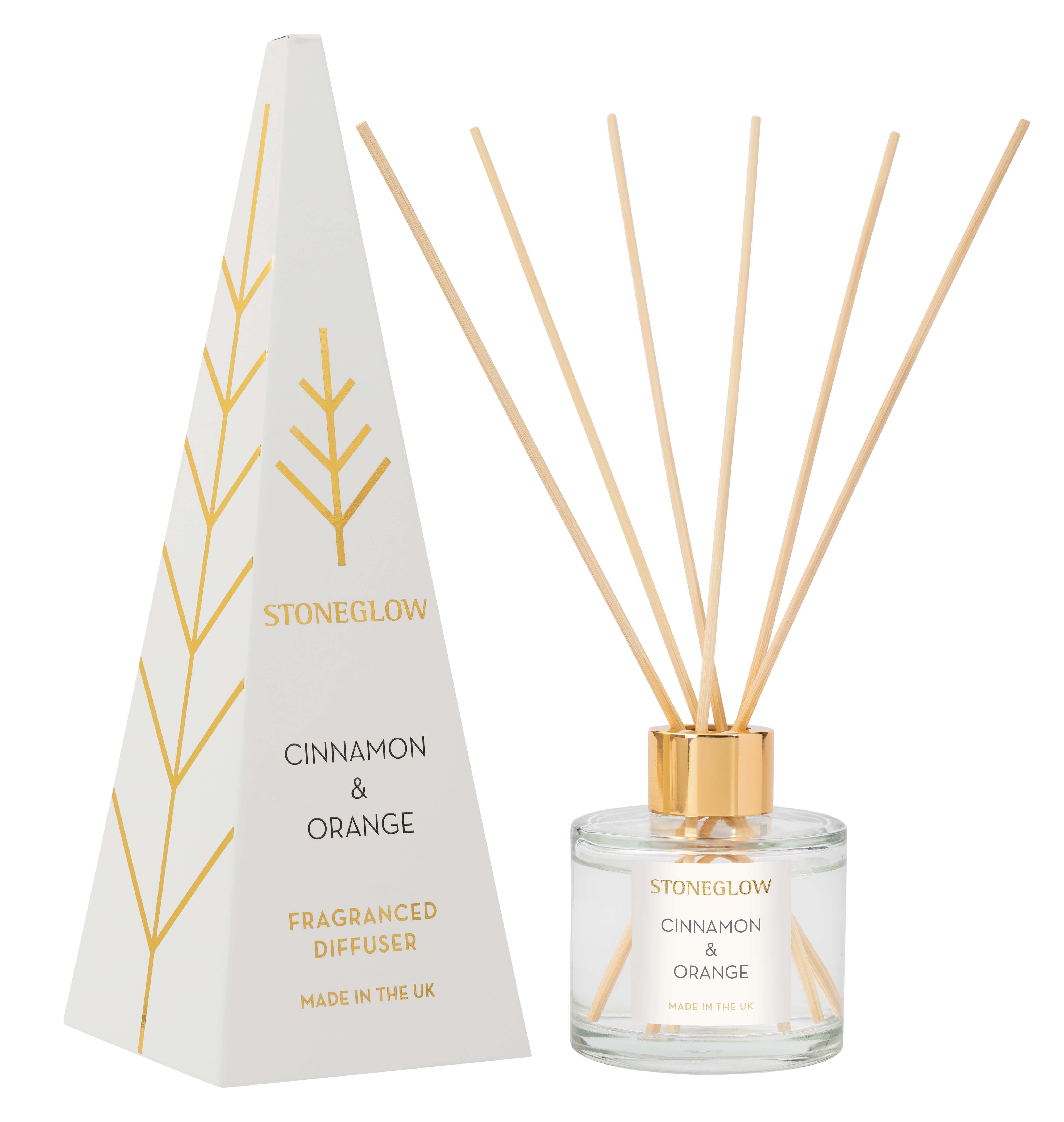 Diffuser Cinnamon & Orange 120 ml  Stoneglow Seasonal Collection