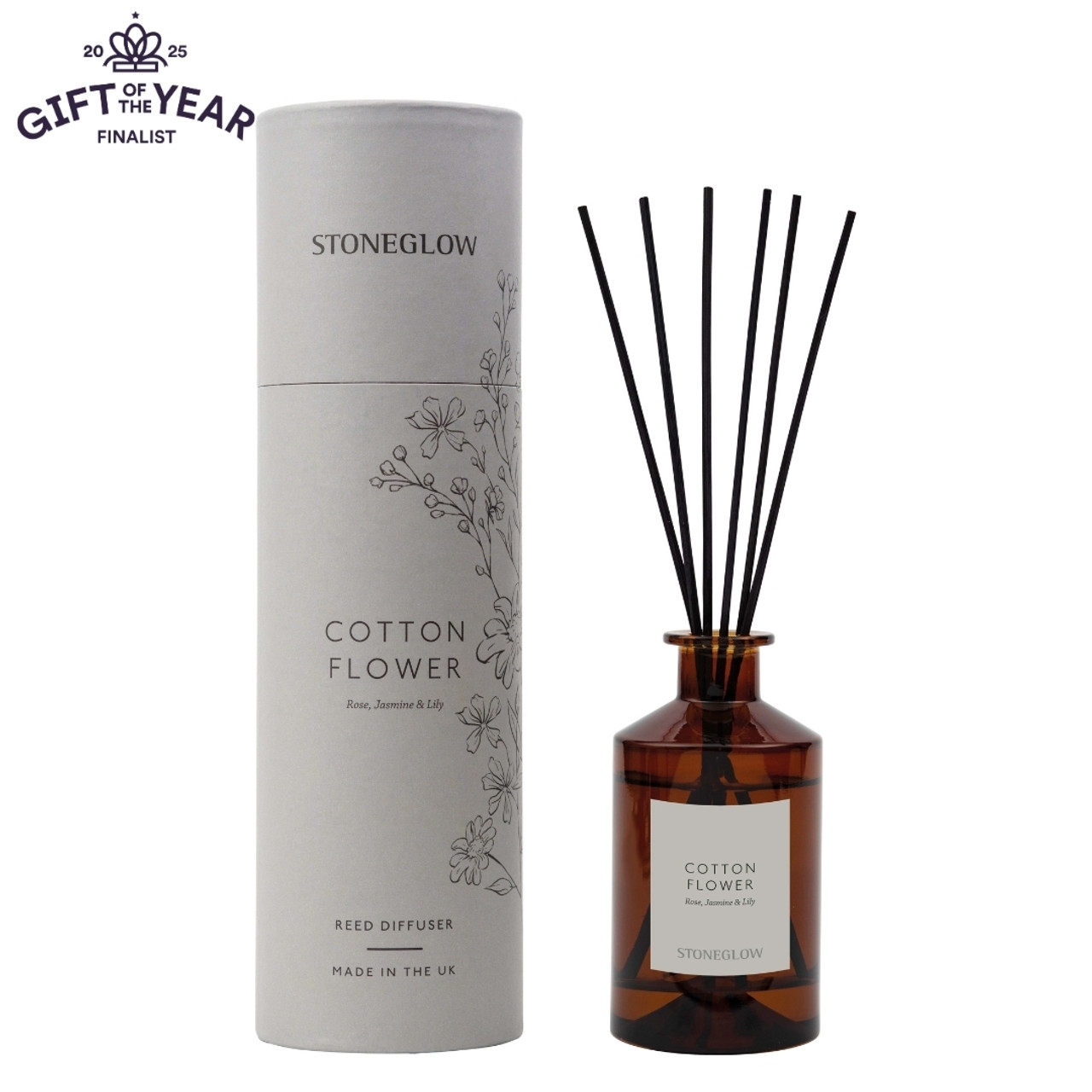 Cotton Flower The Walled Garden Reed Diffuser 160ml