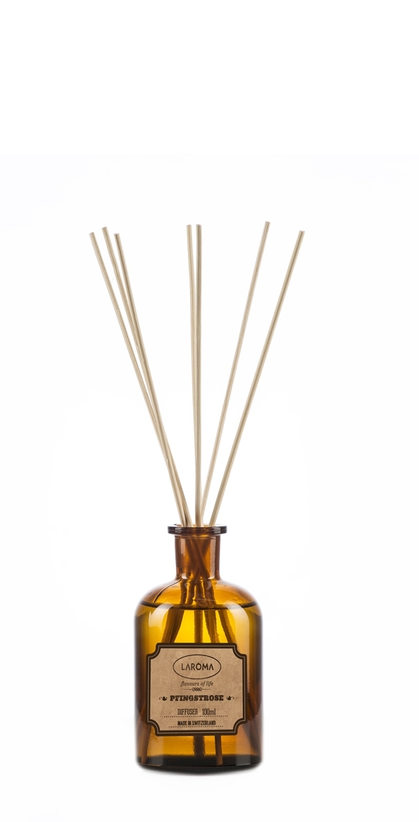 Pfingstrose Apotheker-Flasche Diffuser 100ml Swiss