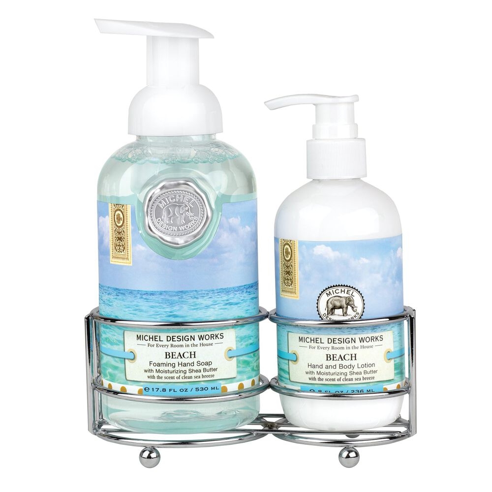 Beach Hautpflege Duo im Caddy 530ml Michel Design Works
