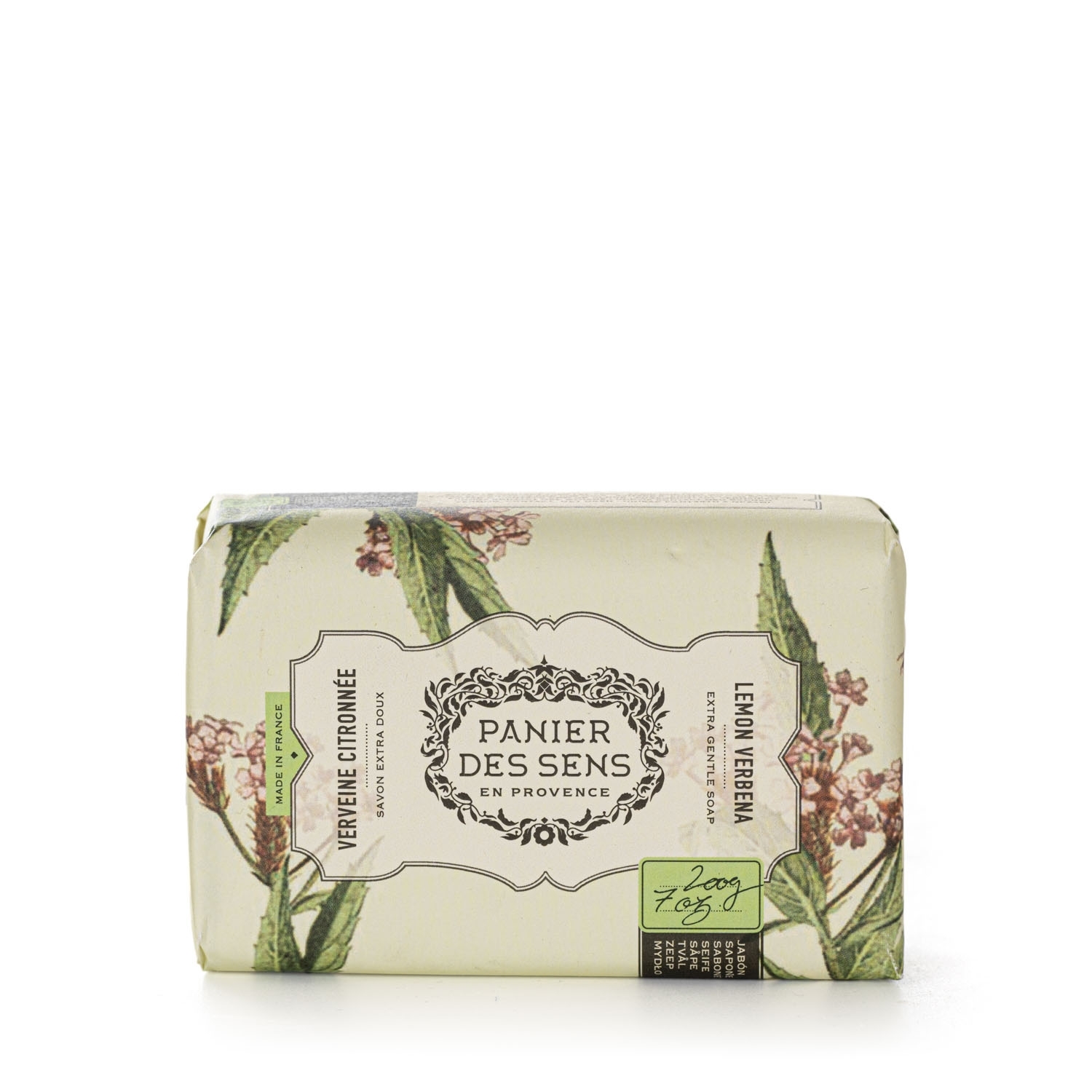 Verveine Citron 200 g Extramilde Seife Shea-Butter Panier des Sens