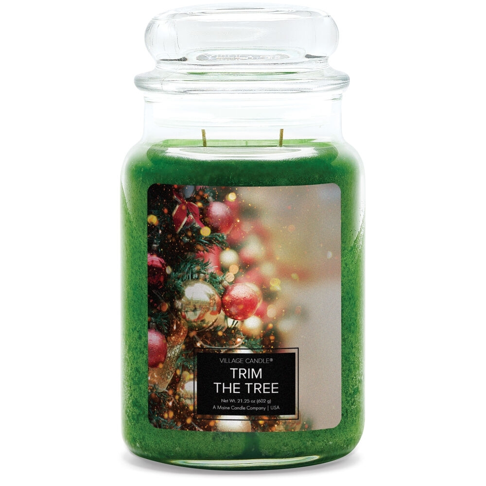 Trim the Tree 26 oz Glas (2-Docht) 170h Brenndauer Village Candle