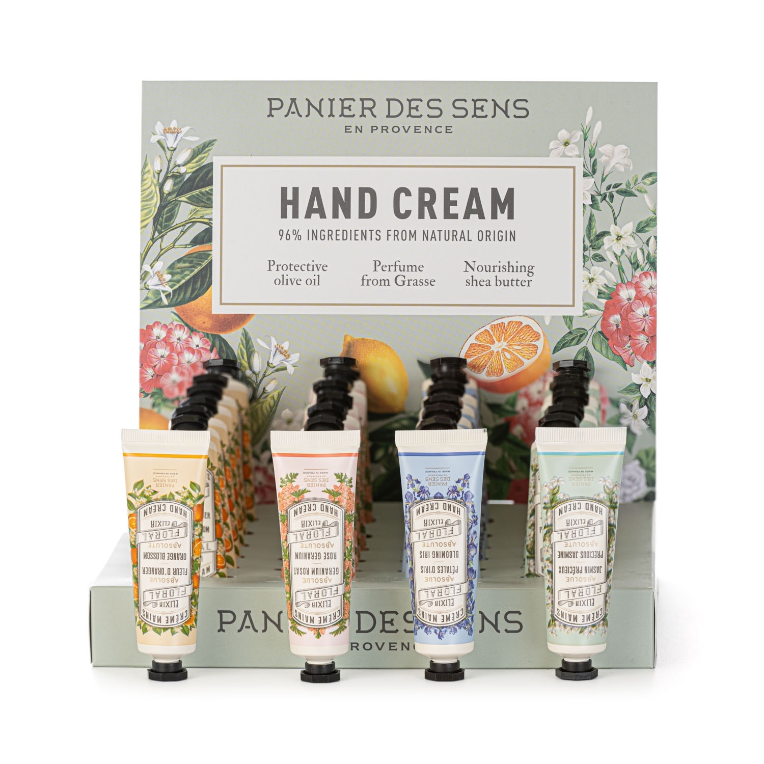 Handcremen Display 24 Stk inkl Tester Panier des Sens