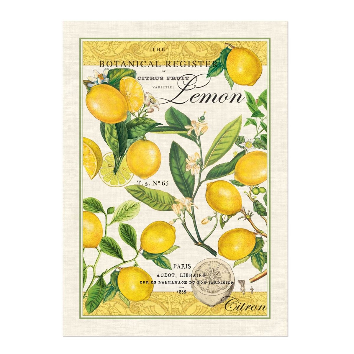 Lemon Basil Küchentuch Michel Design Works